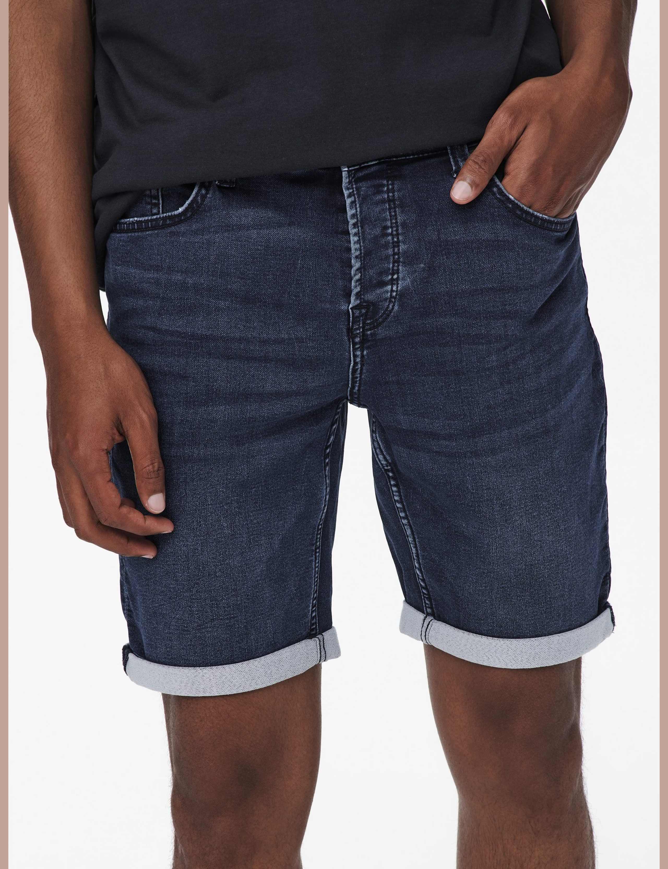 Turn-Up Denim Shorts 4 of 6