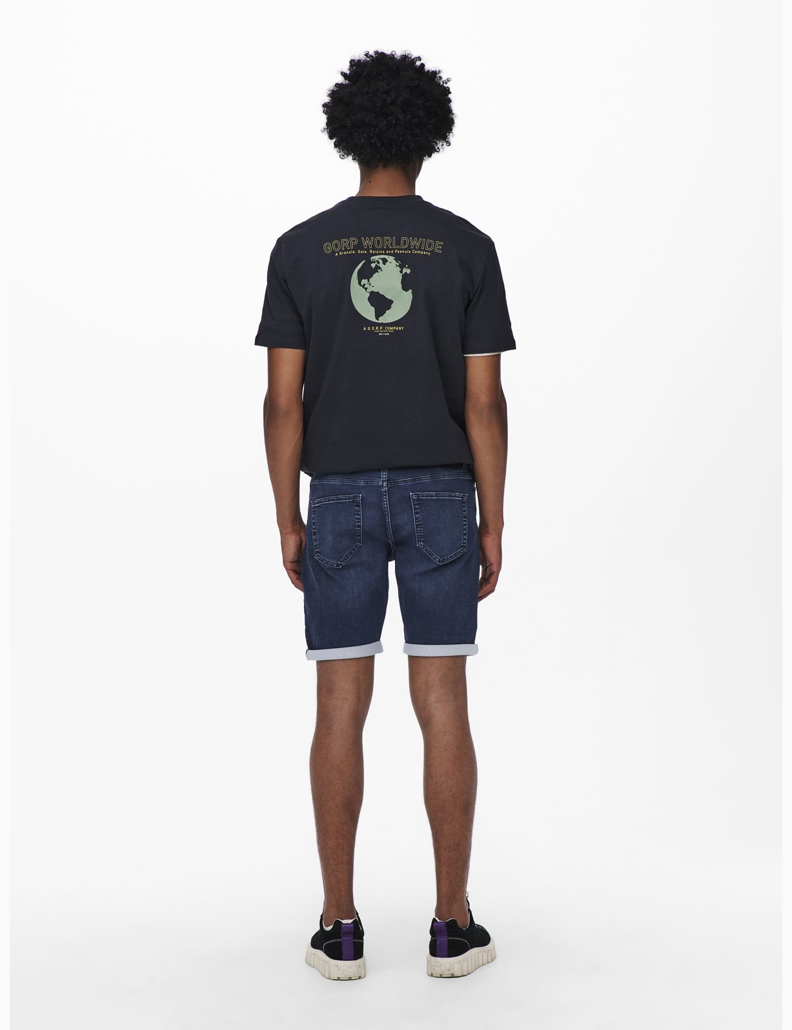 Turn-Up Denim Shorts 5 of 6