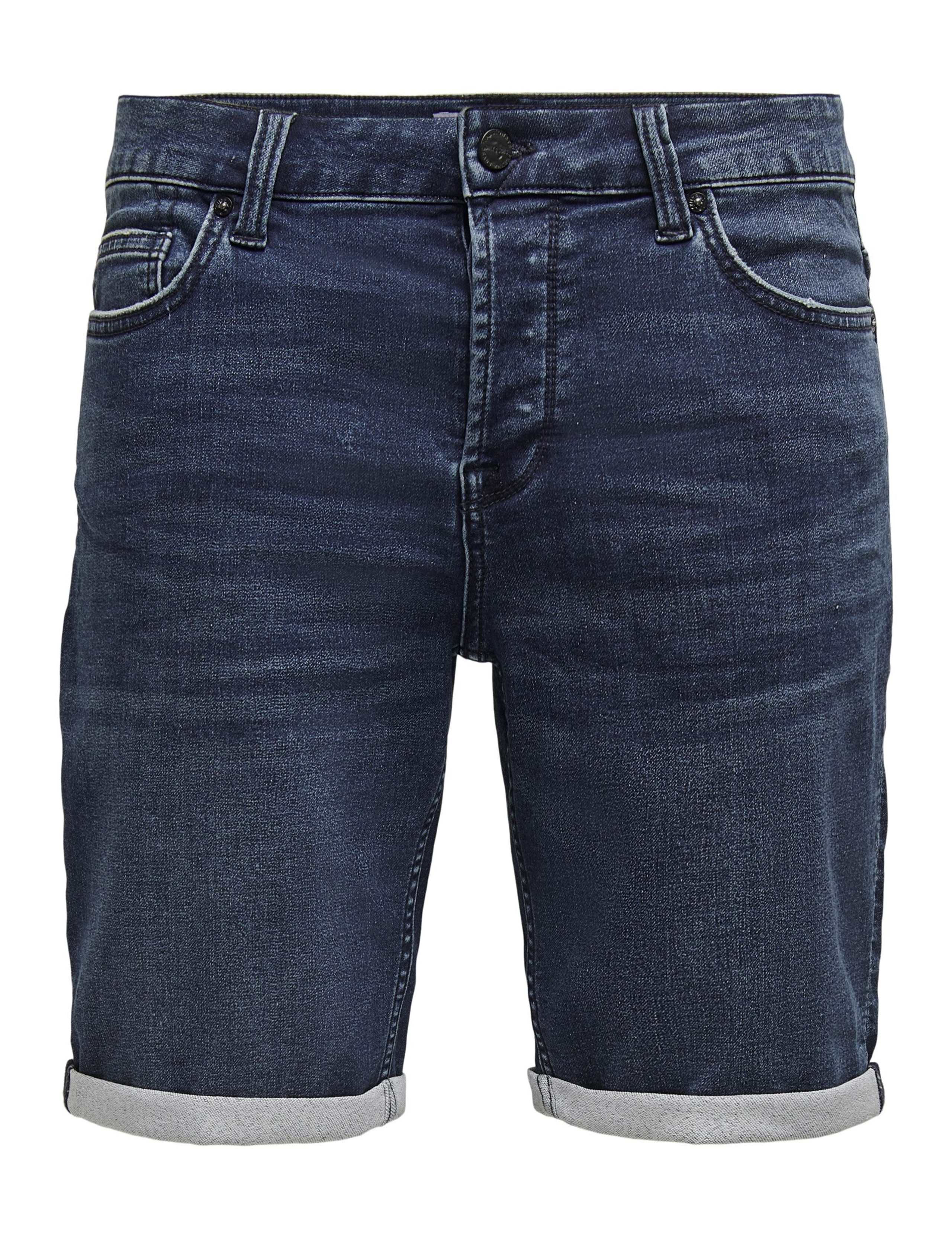Turn-Up Denim Shorts 2 of 6