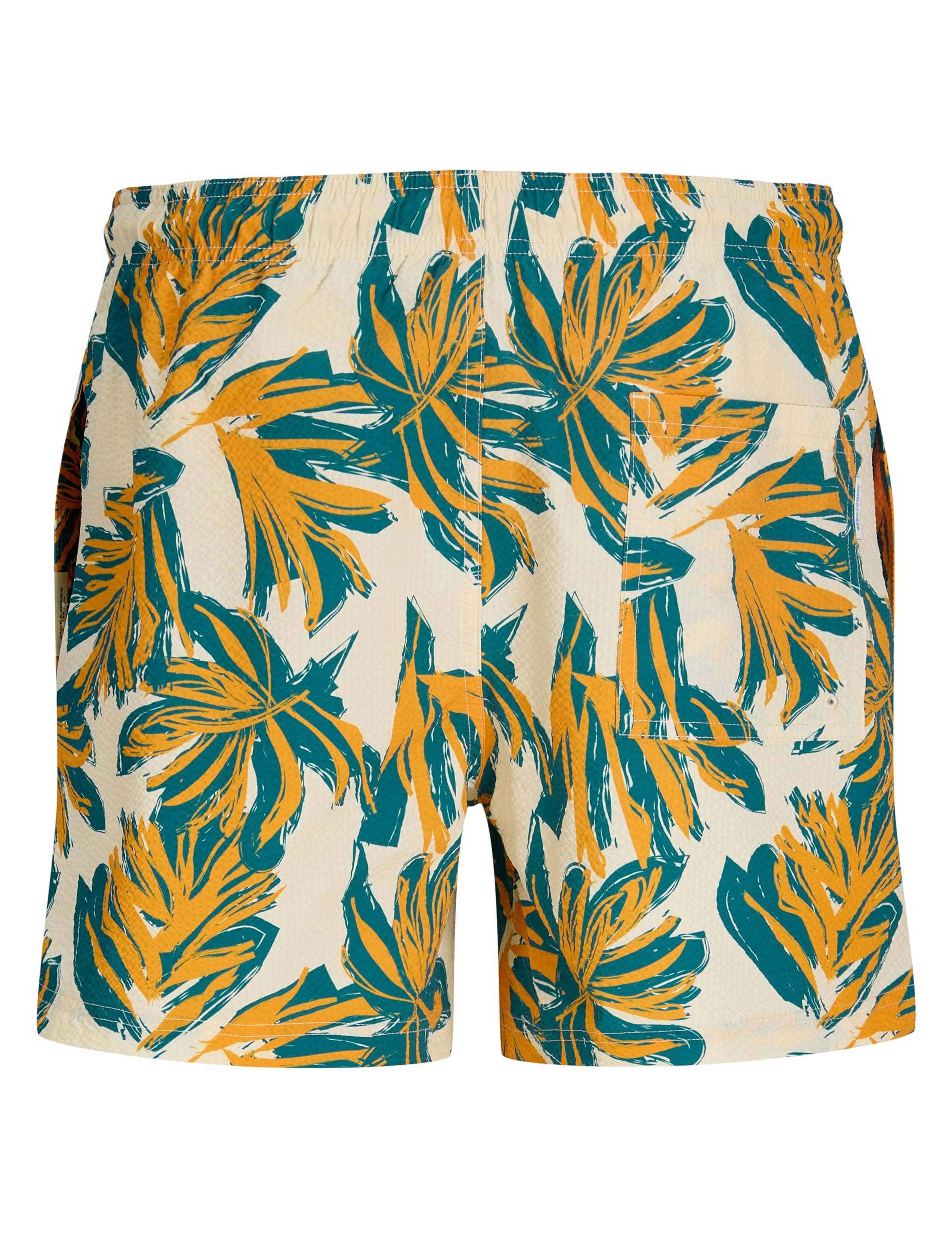 Floral Seersucker Swimming Shorts 2 of 2