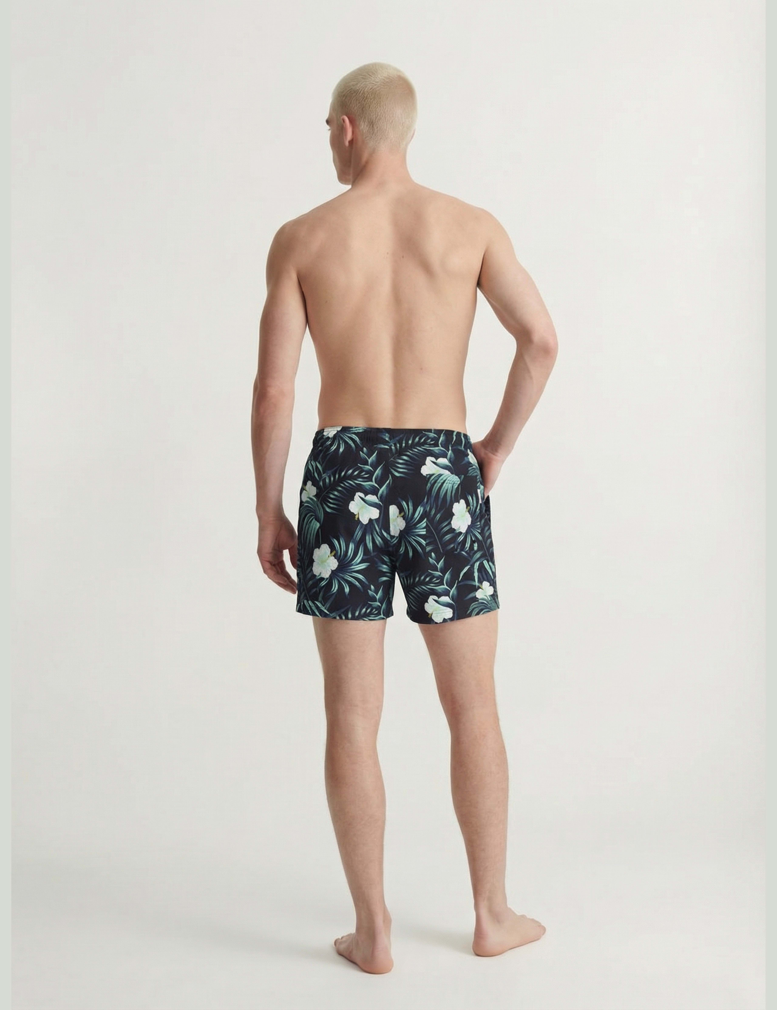Floral Seersucker Swimming Shorts 3 of 3