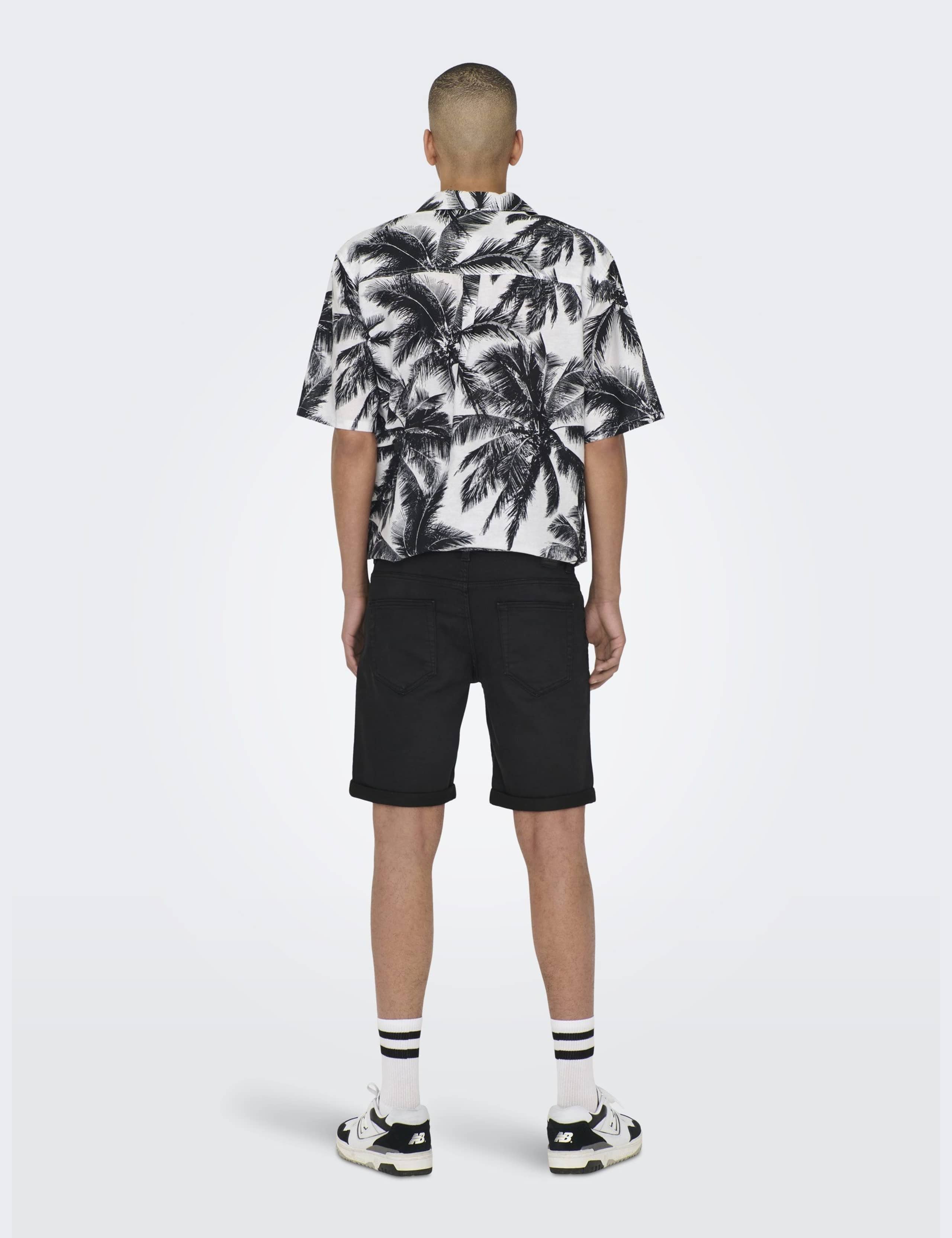 Cotton Rich Turn-Up Shorts 4 of 5