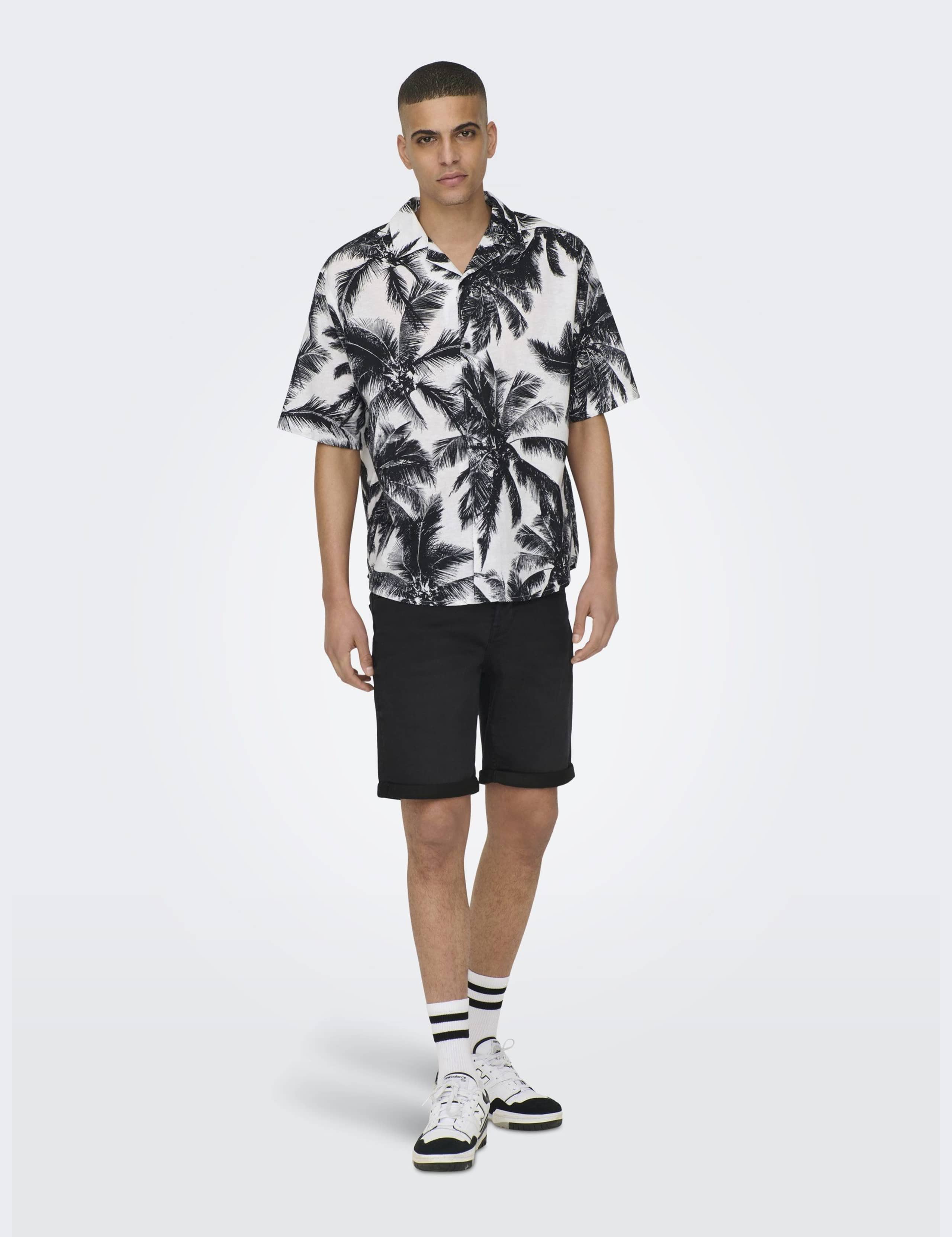Cotton Rich Turn-Up Shorts 5 of 5
