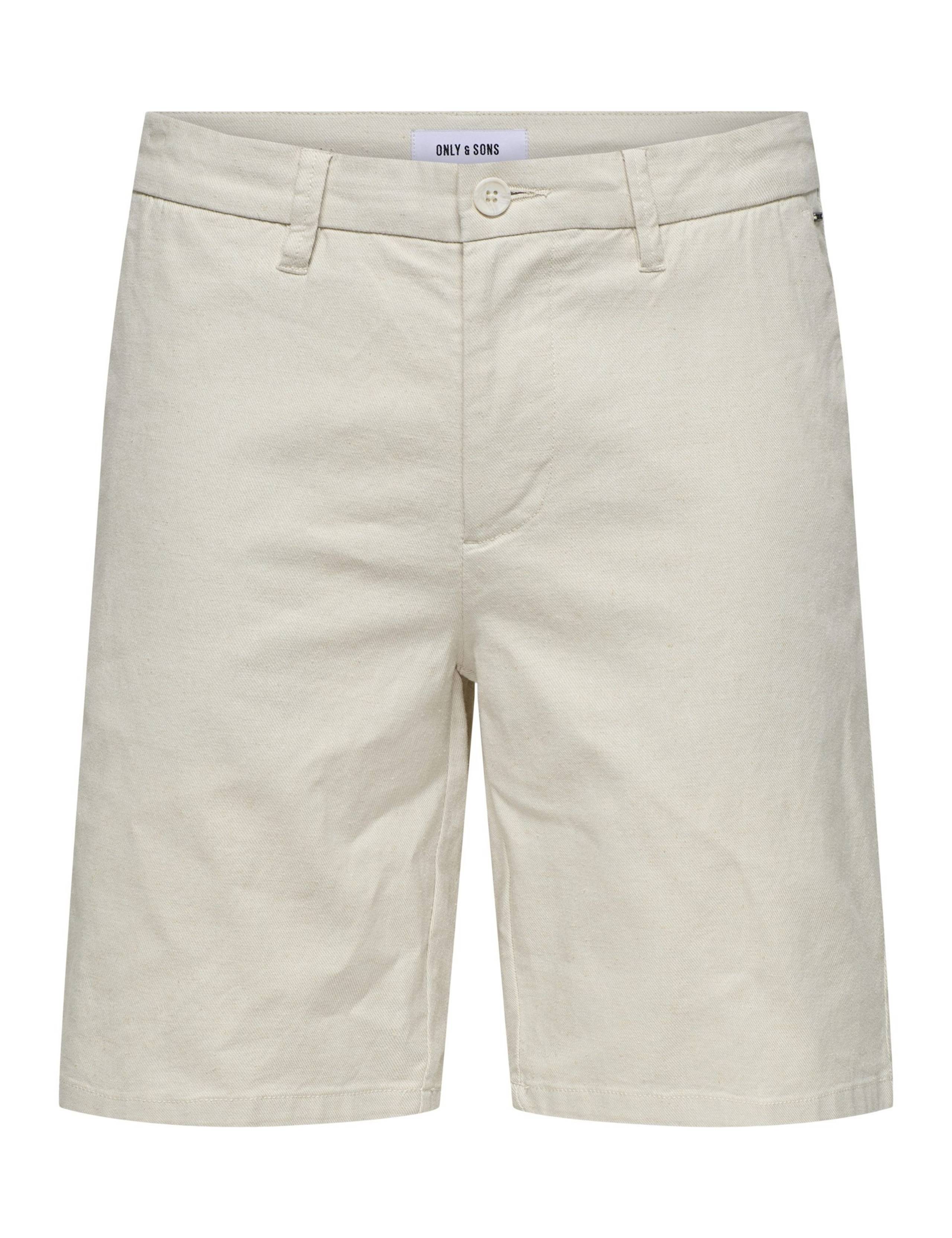 Cotton Linen Chino Shorts 2 of 5