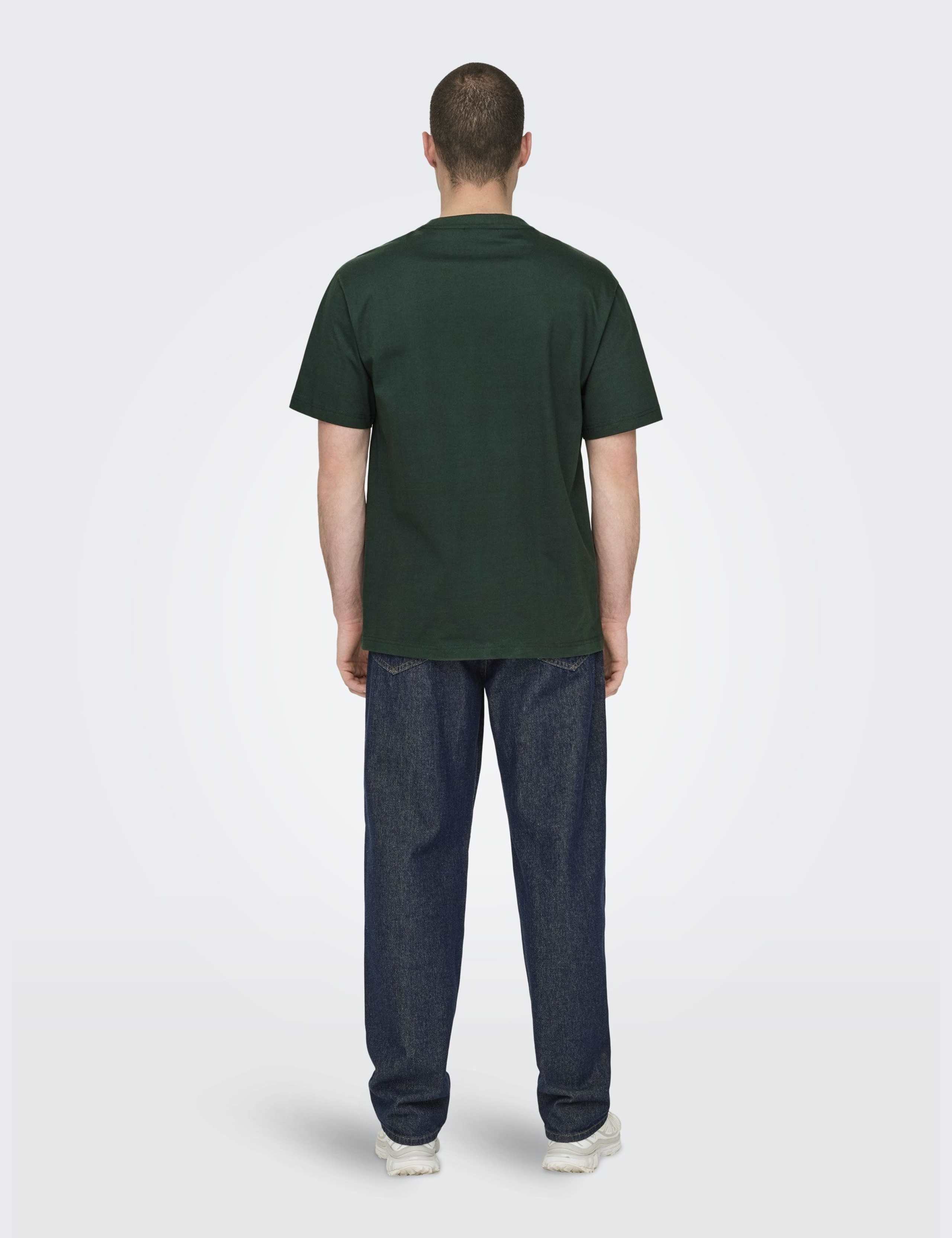 Pure Cotton Crew Neck T-Shirt 5 of 5