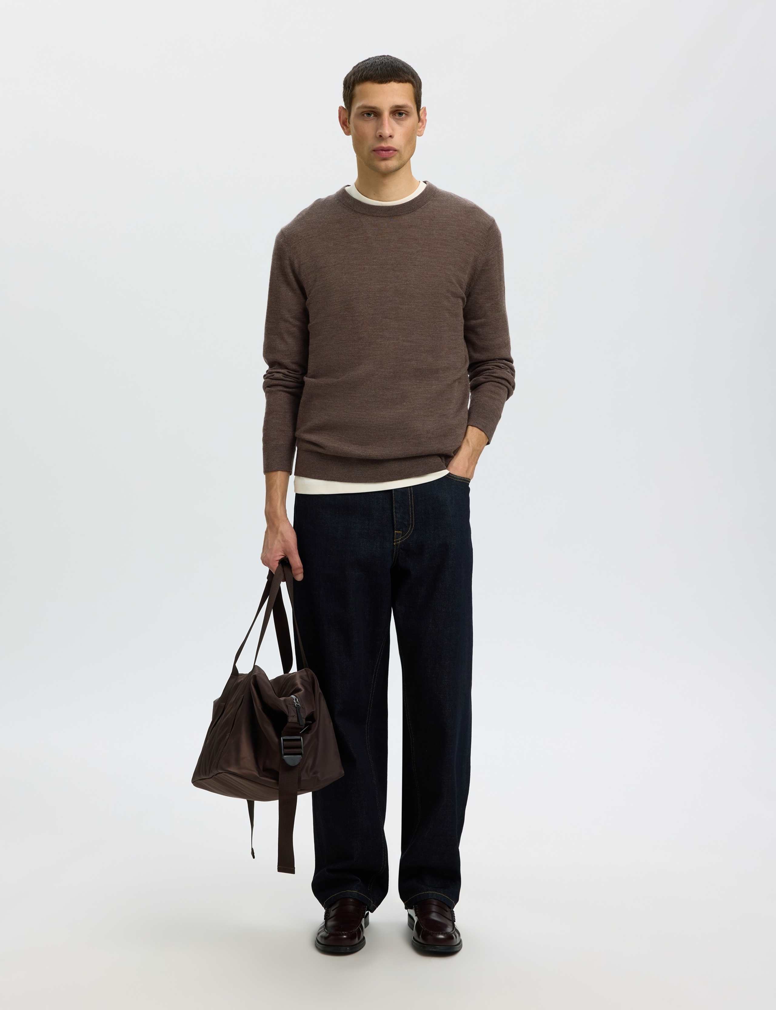 Pure Merino Crew Neck Jumper 2 of 5