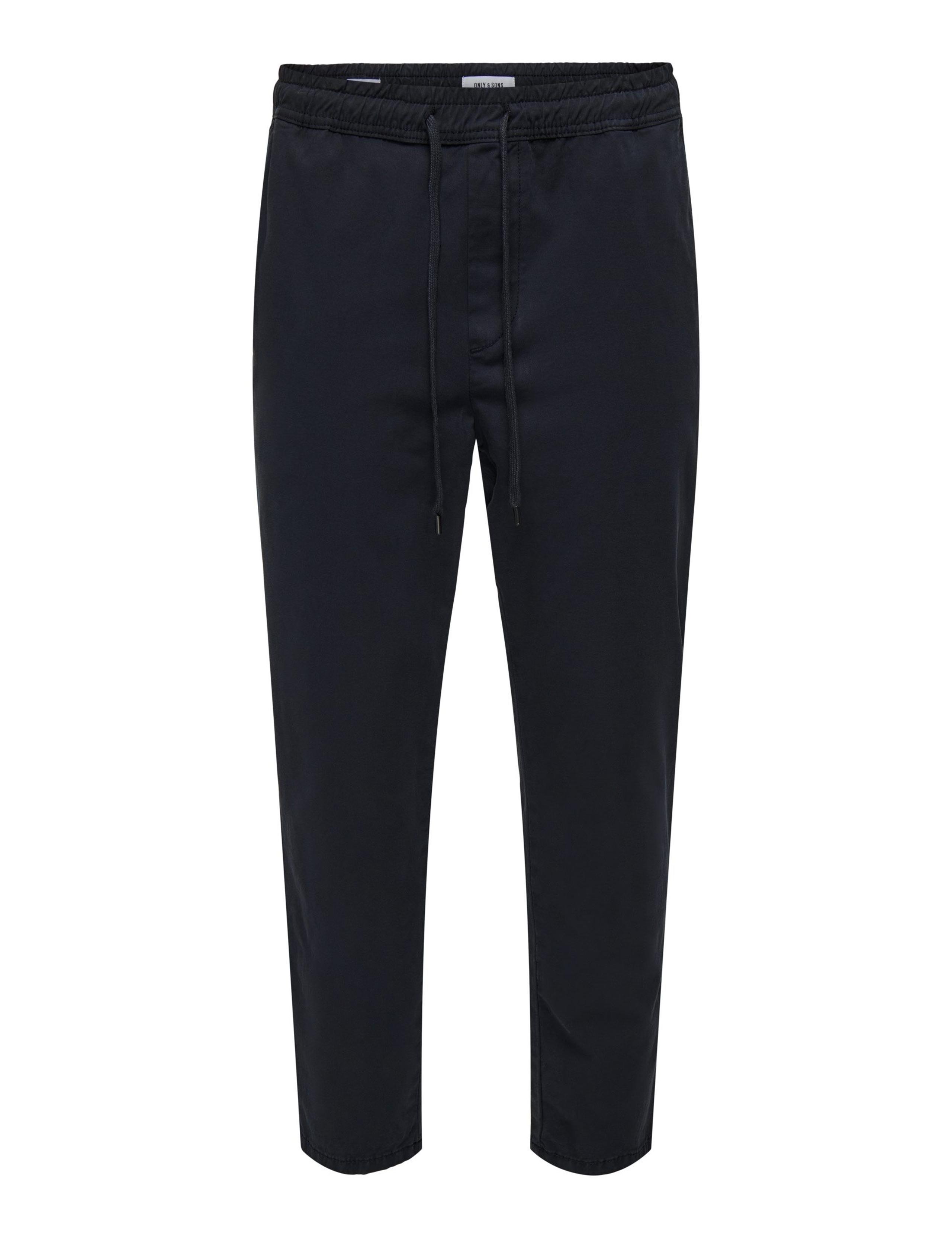 Tapered Fit Elasticated Waist Stretch Trousers 2 of 6
