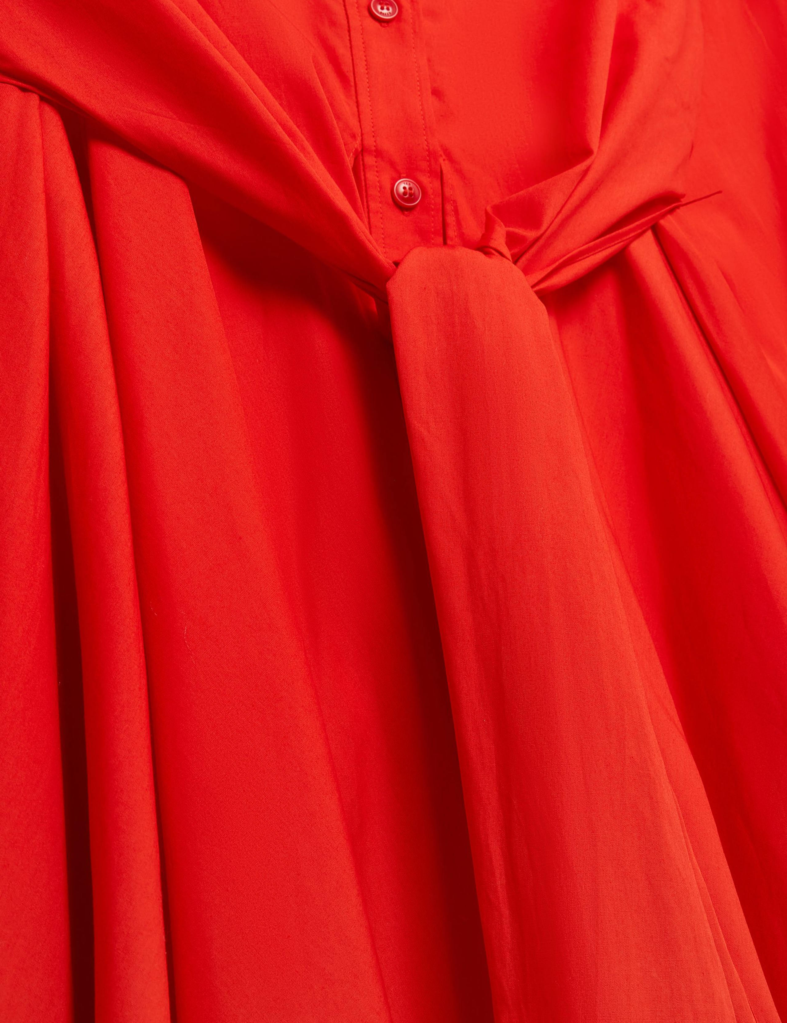 Pure Cotton Wrap Shirt Midi Dress 6 of 7