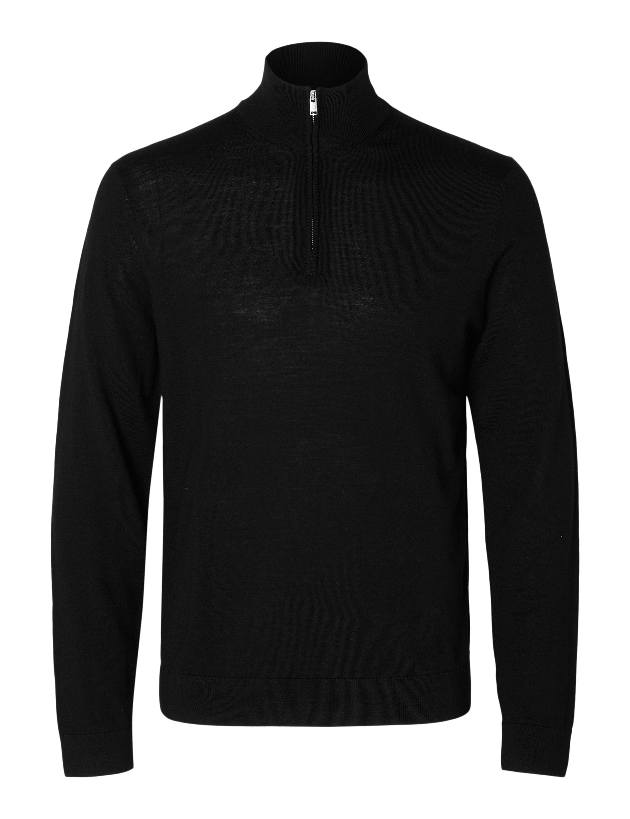 Pure Merino Wool Half Zip Jumper 4 of 5