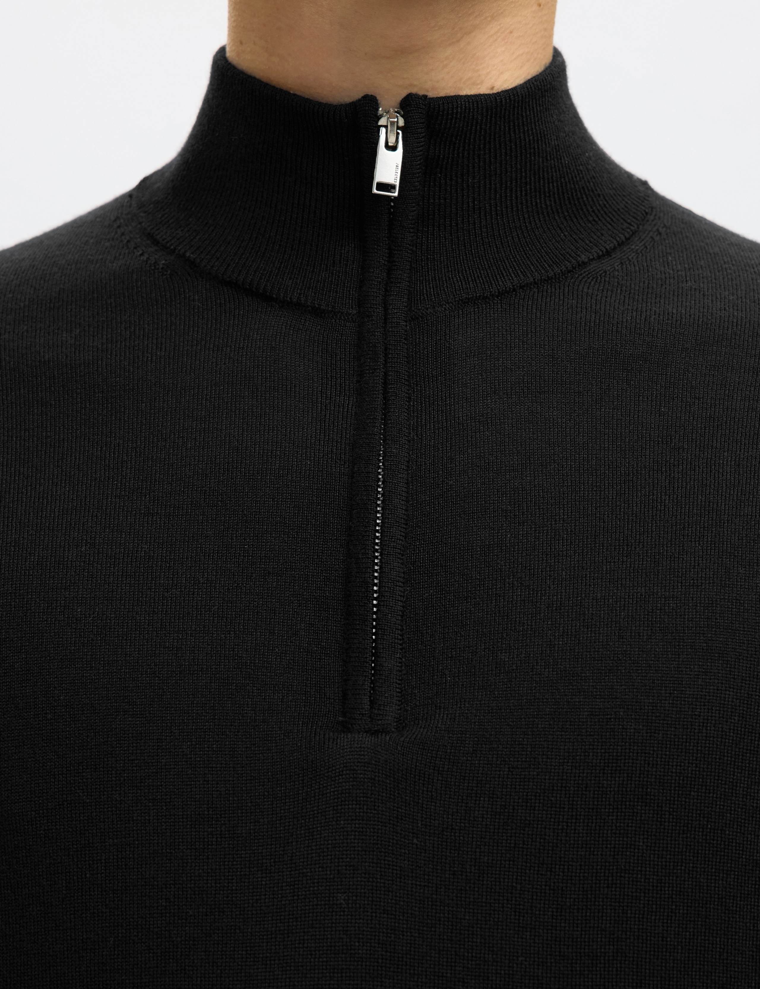 Pure Merino Wool Half Zip Jumper 5 of 5