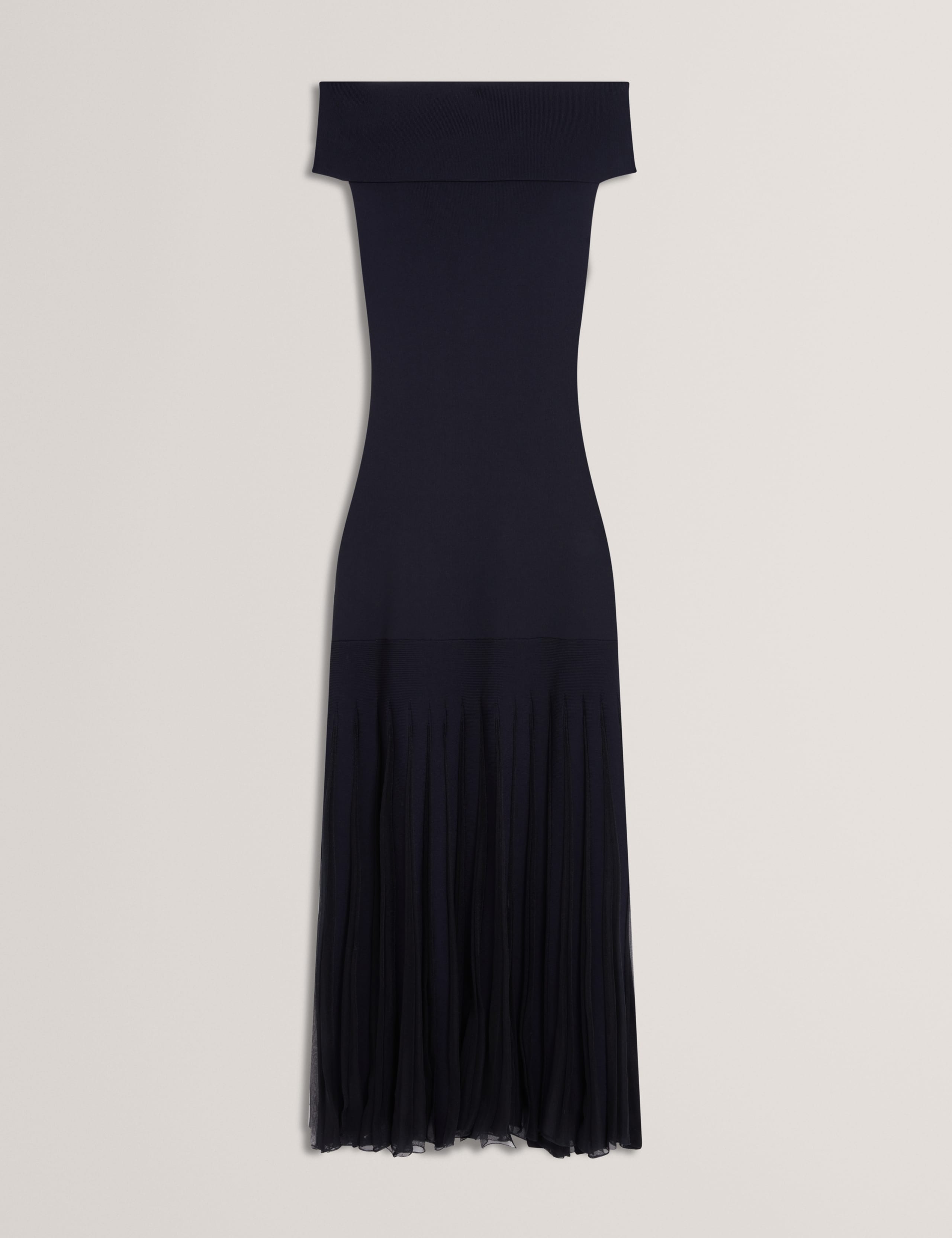 Off the Shoulder Knitted Midaxi Dress 2 of 6