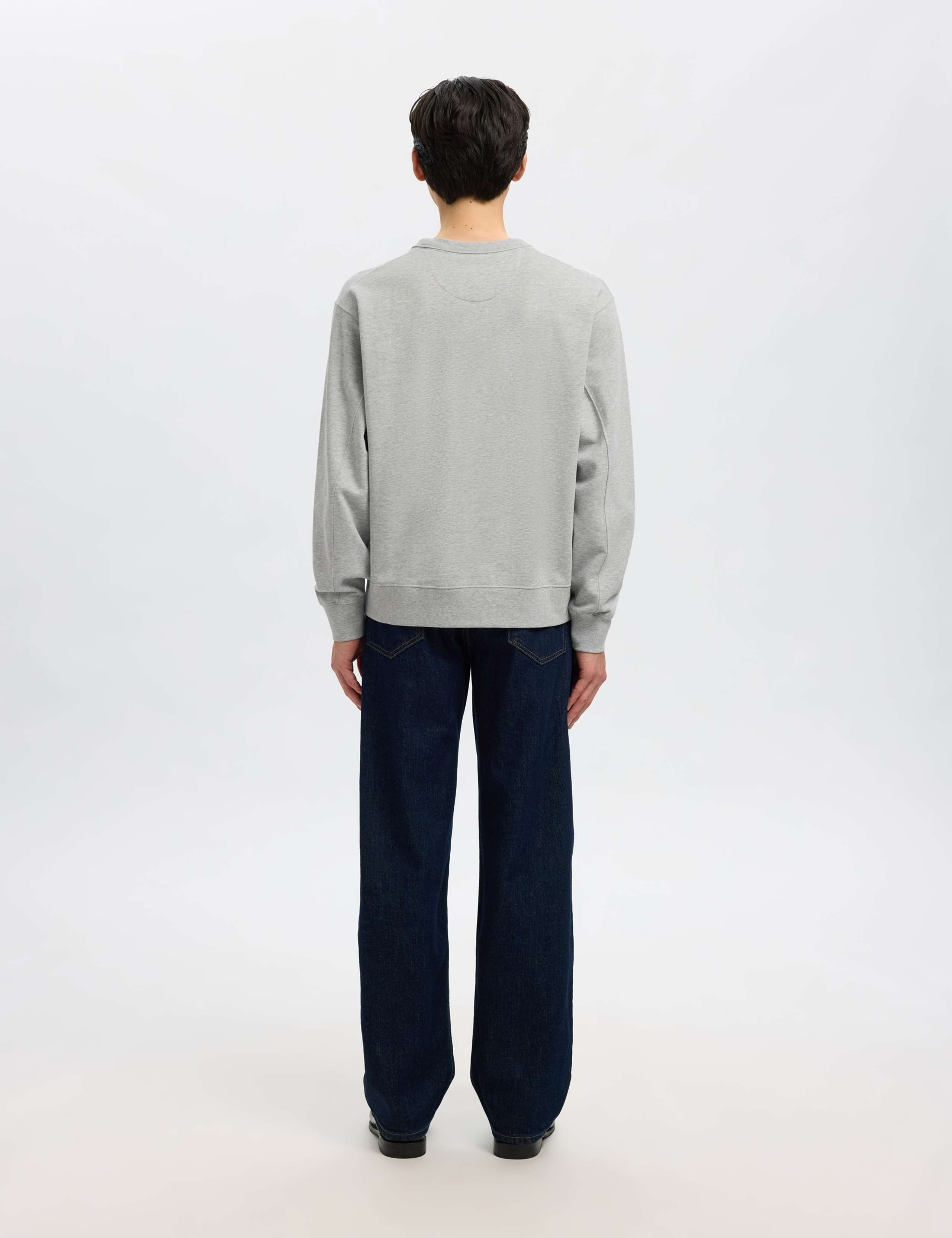 Pure Cotton Crew Neck Relaxed Sweatshirt 3 of 6