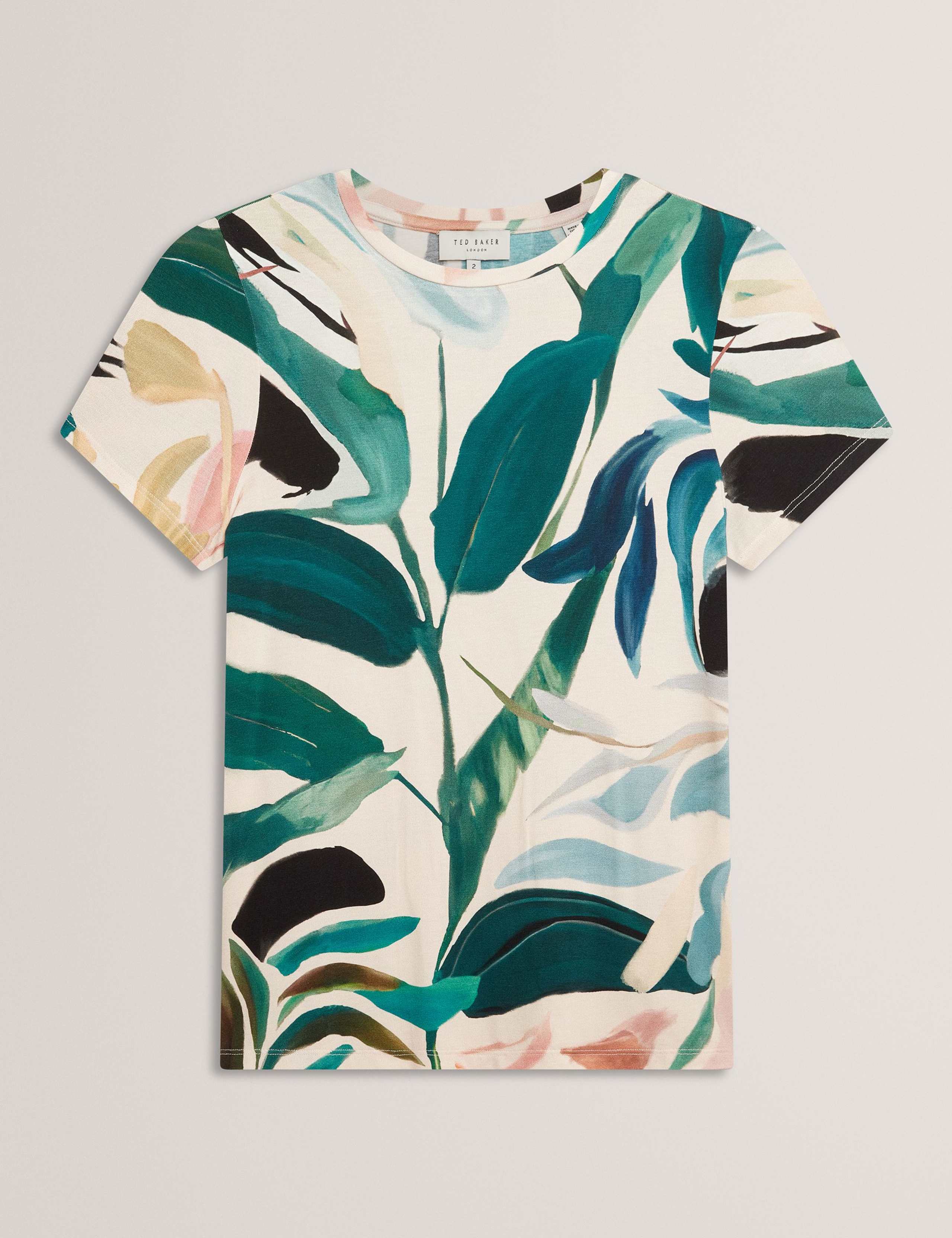 Leaf Print T-Shirt 2 of 8