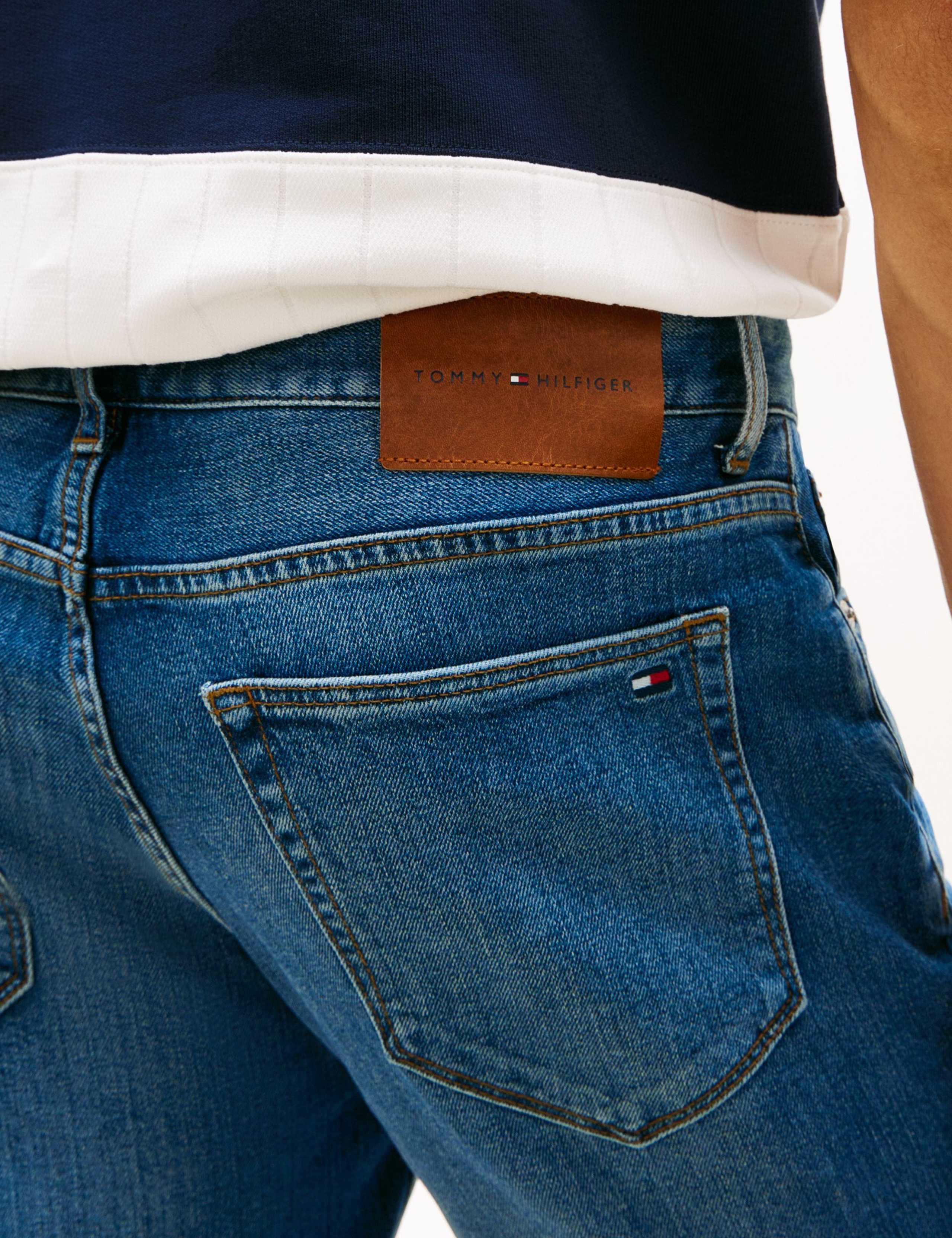 Regular Fit Cotton Rich Denim Shorts 4 of 5