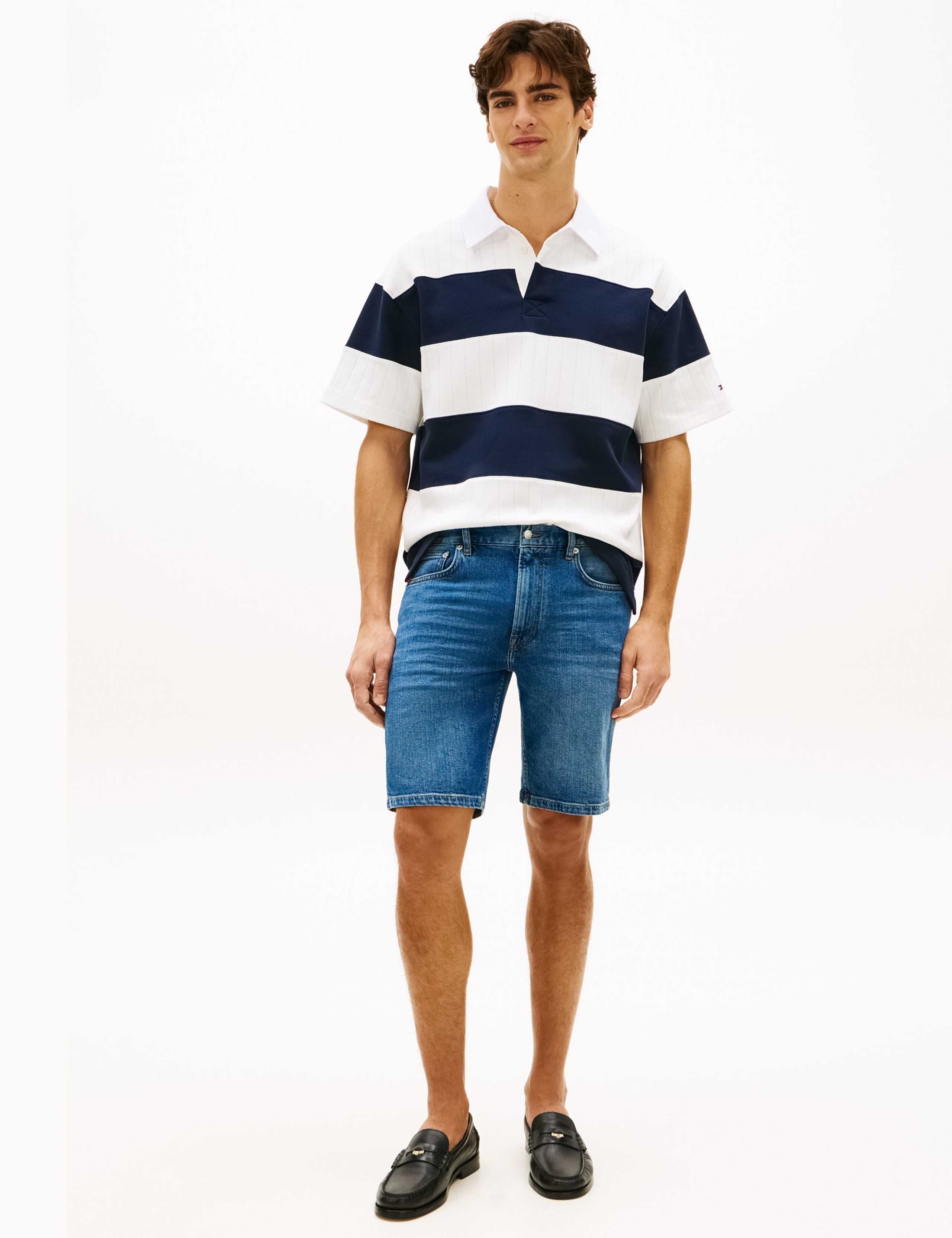 Regular Fit Cotton Rich Denim Shorts 5 of 5