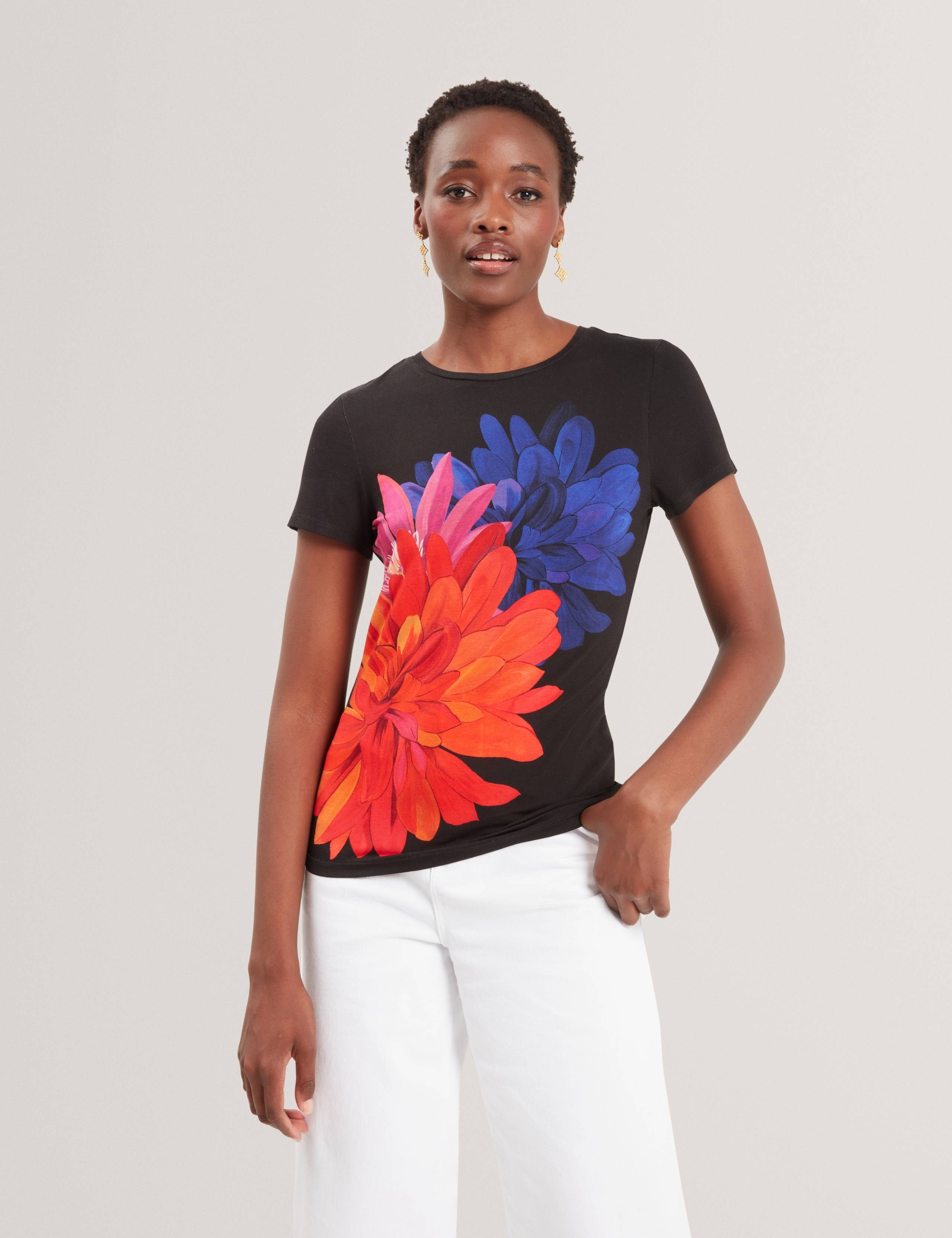 Floral Print T-Shirt 1 of 5