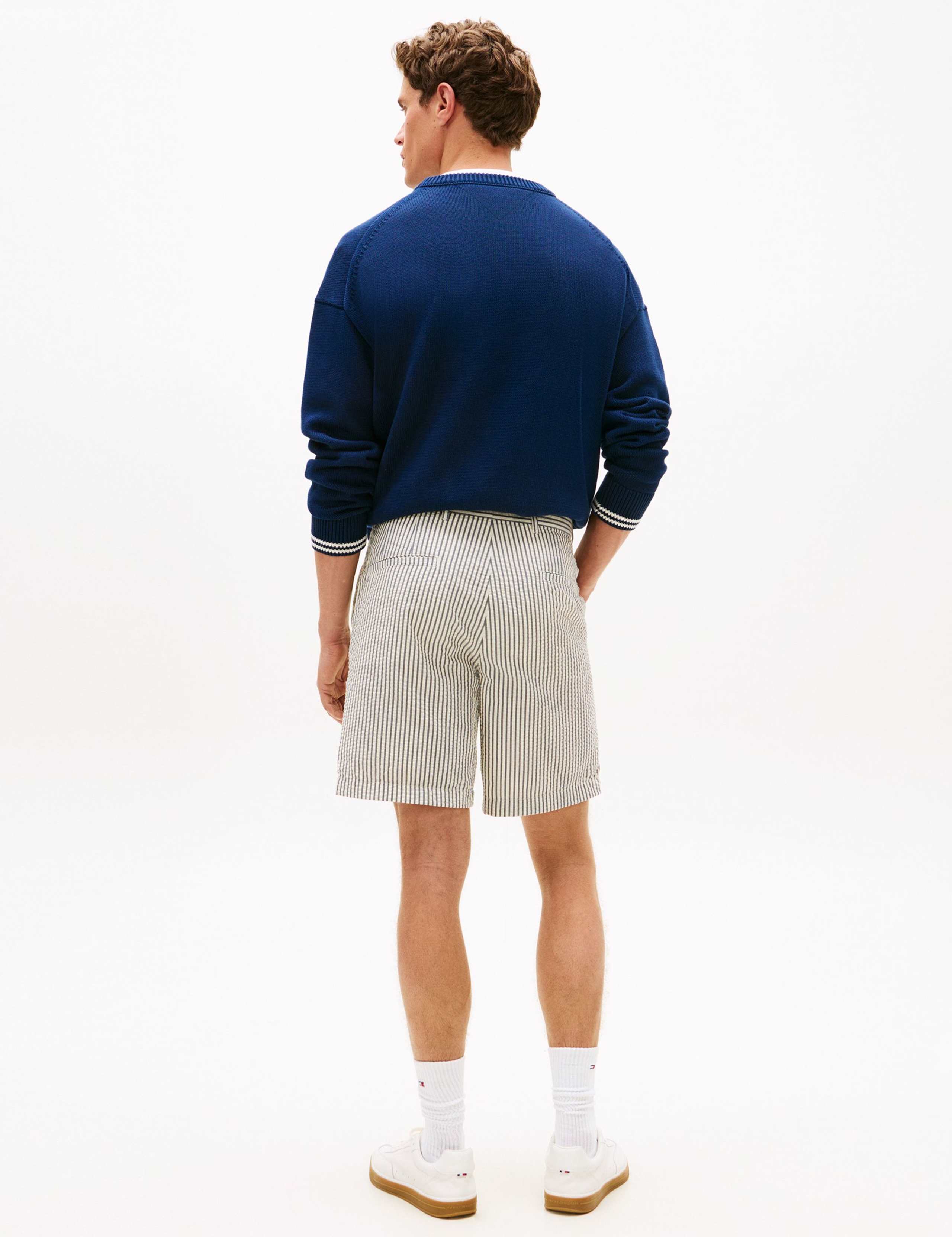 Regular Fit Striped Chino Shorts 3 of 5