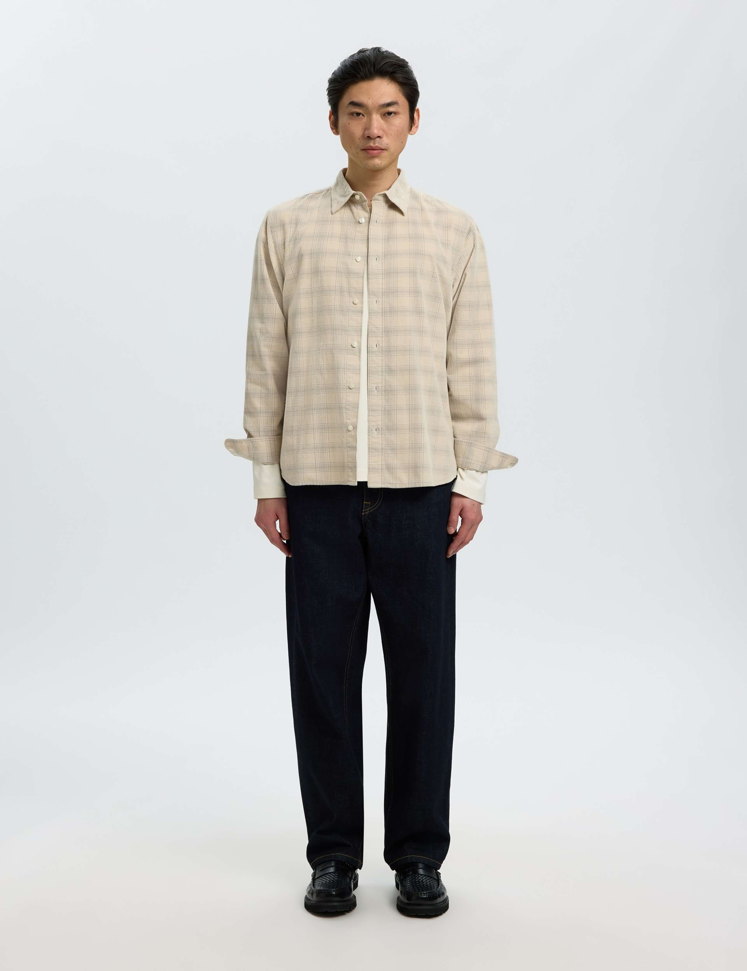 Regular Fit Corduroy Check Shirt 2 of 5