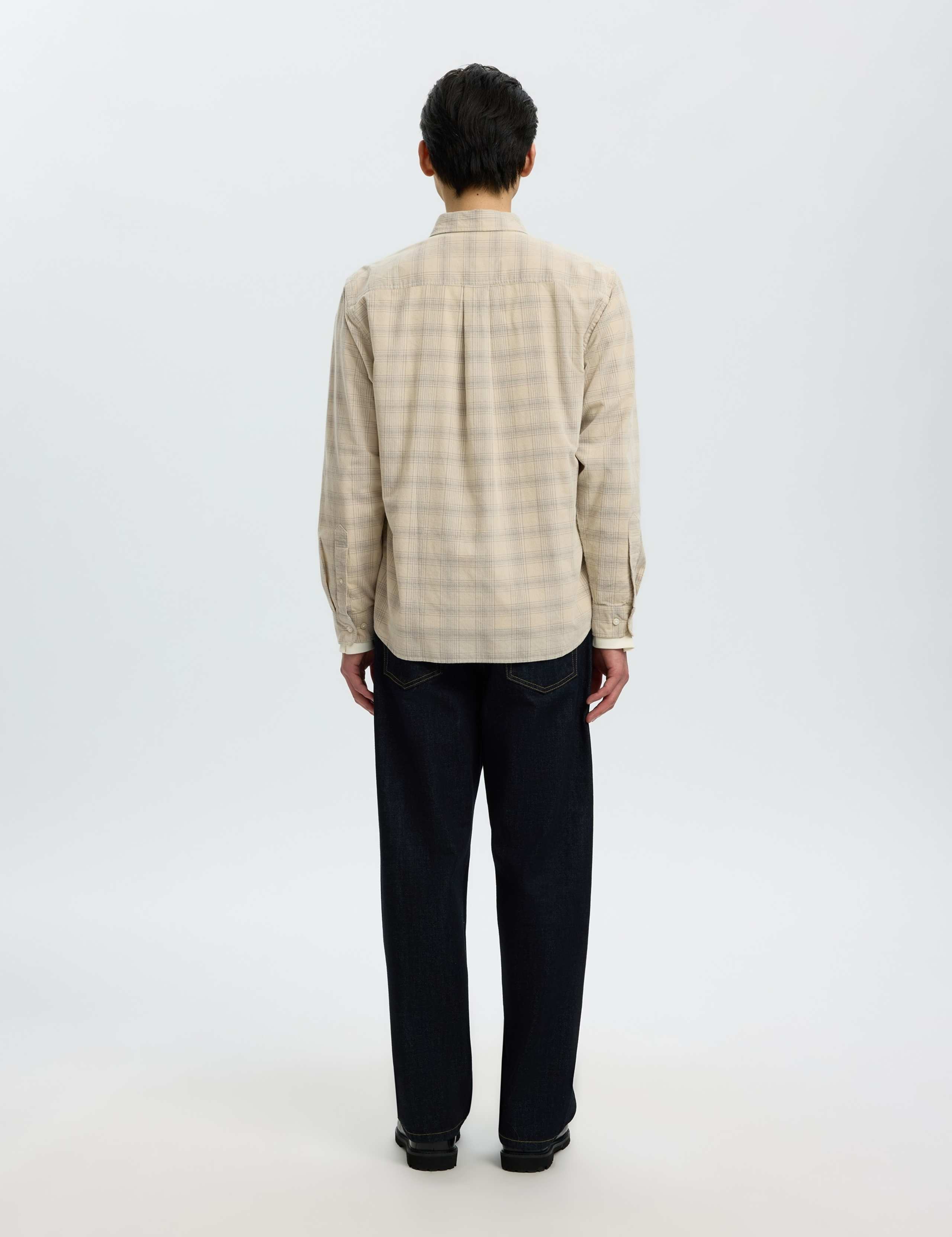 Regular Fit Corduroy Check Shirt 3 of 5
