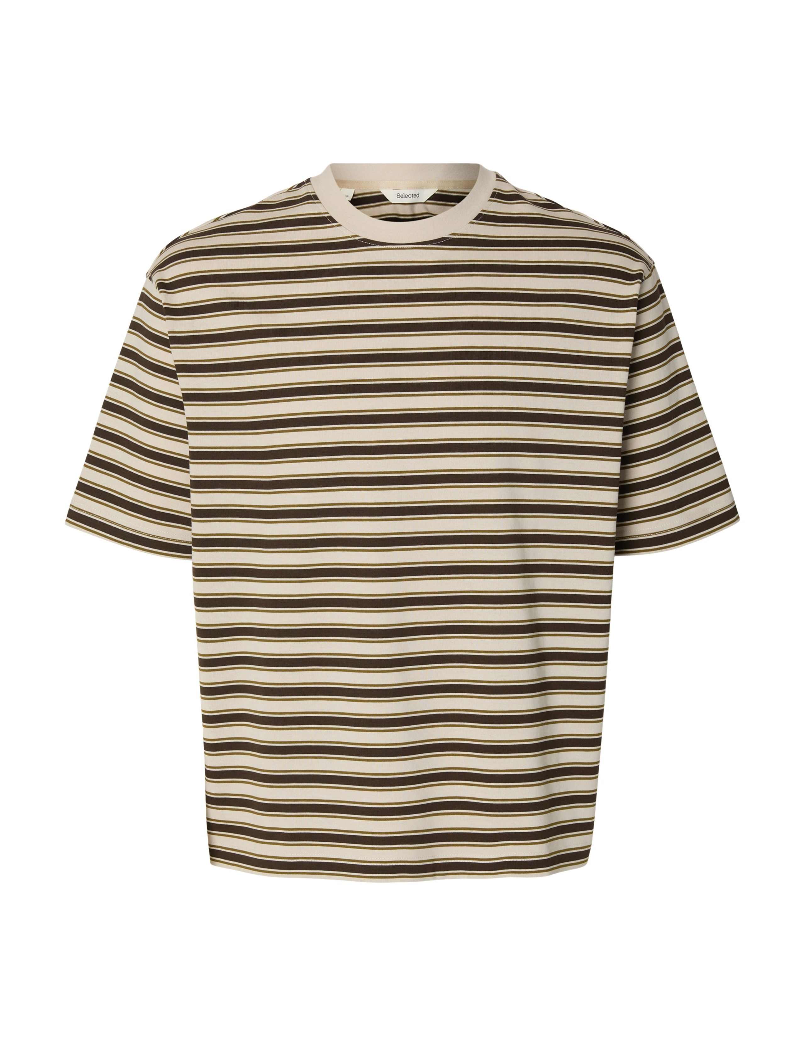 Pure Cotton Jersey Striped Crew Neck T-Shirt 3 of 5