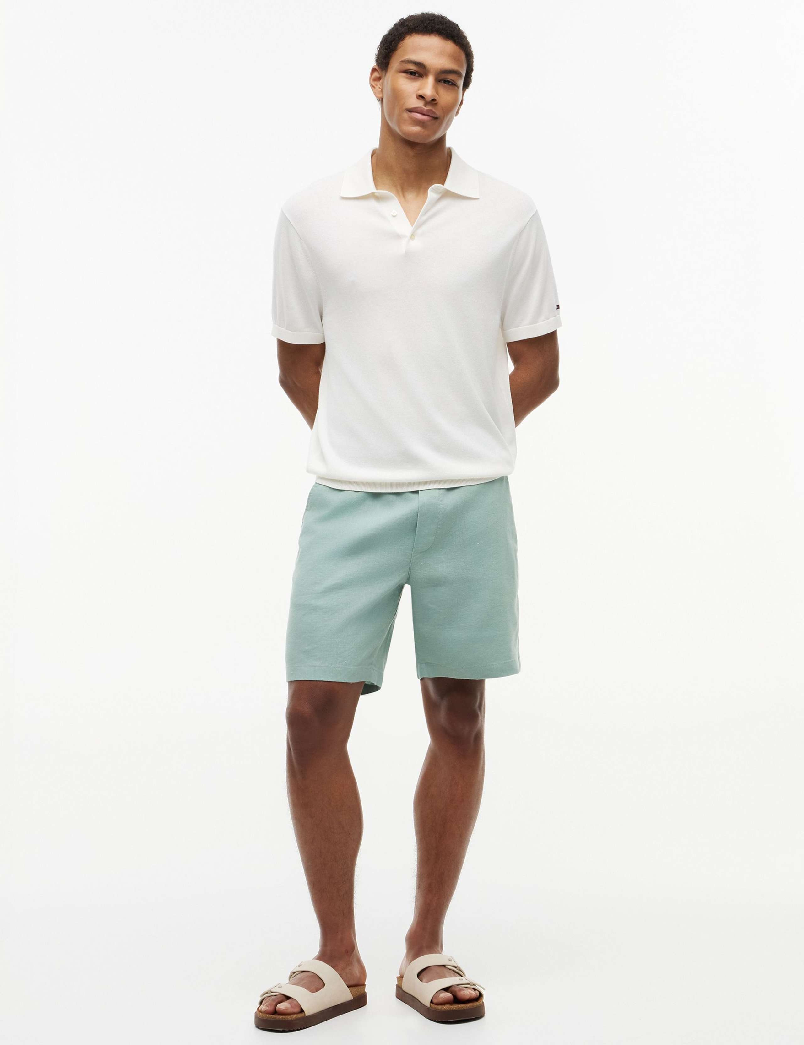Regular Fit Linen Rich Lightweight Shorts 2 of 4
