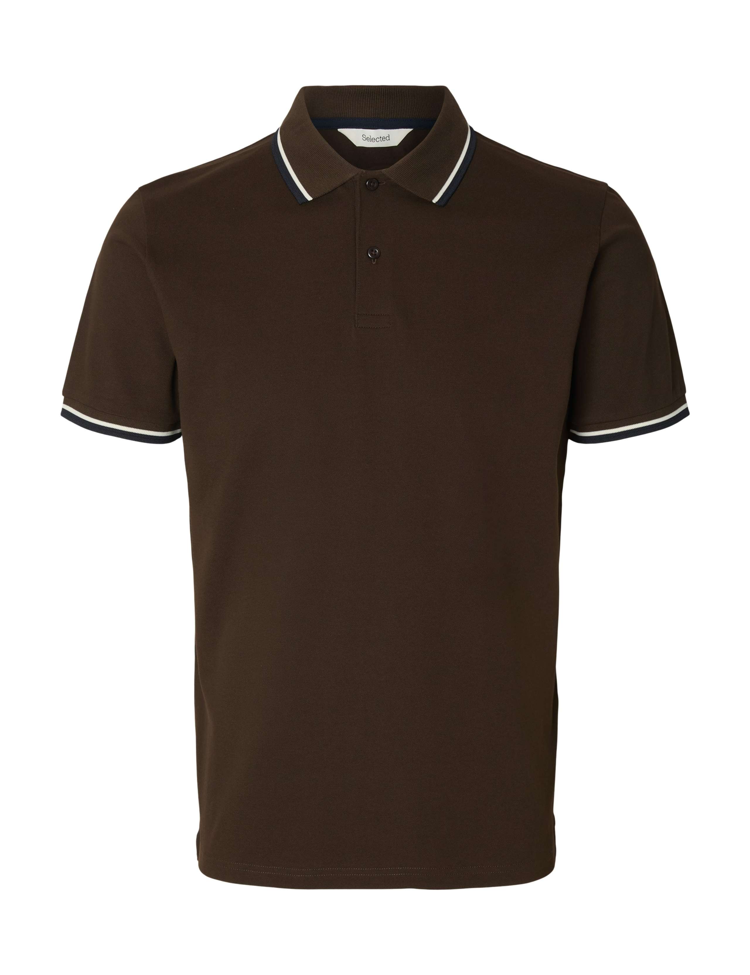 Cotton Rich Piqué Tipped Polo Shirt 5 of 6