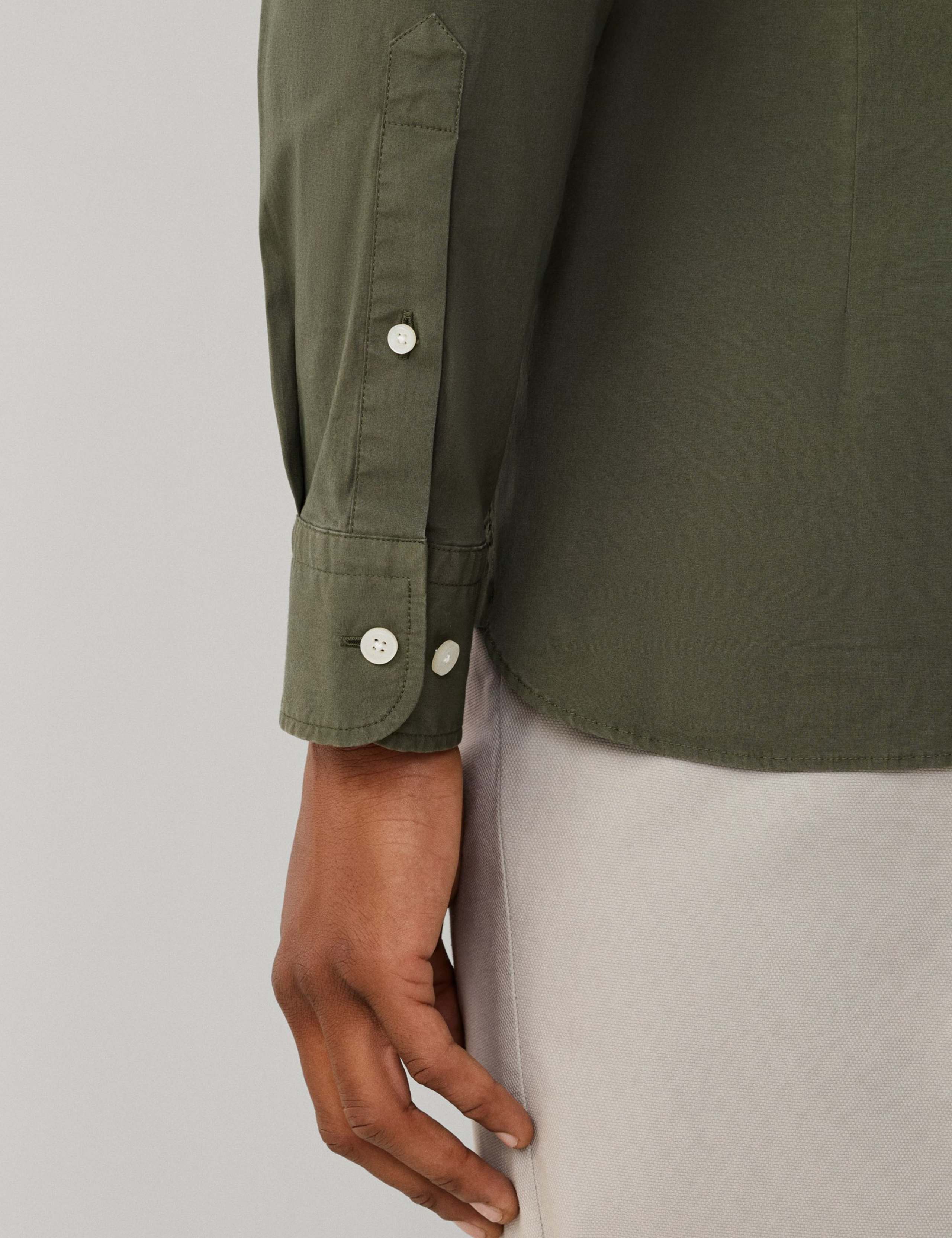 Tailored Fit Pure Cotton Dress Shirt 7 of 9