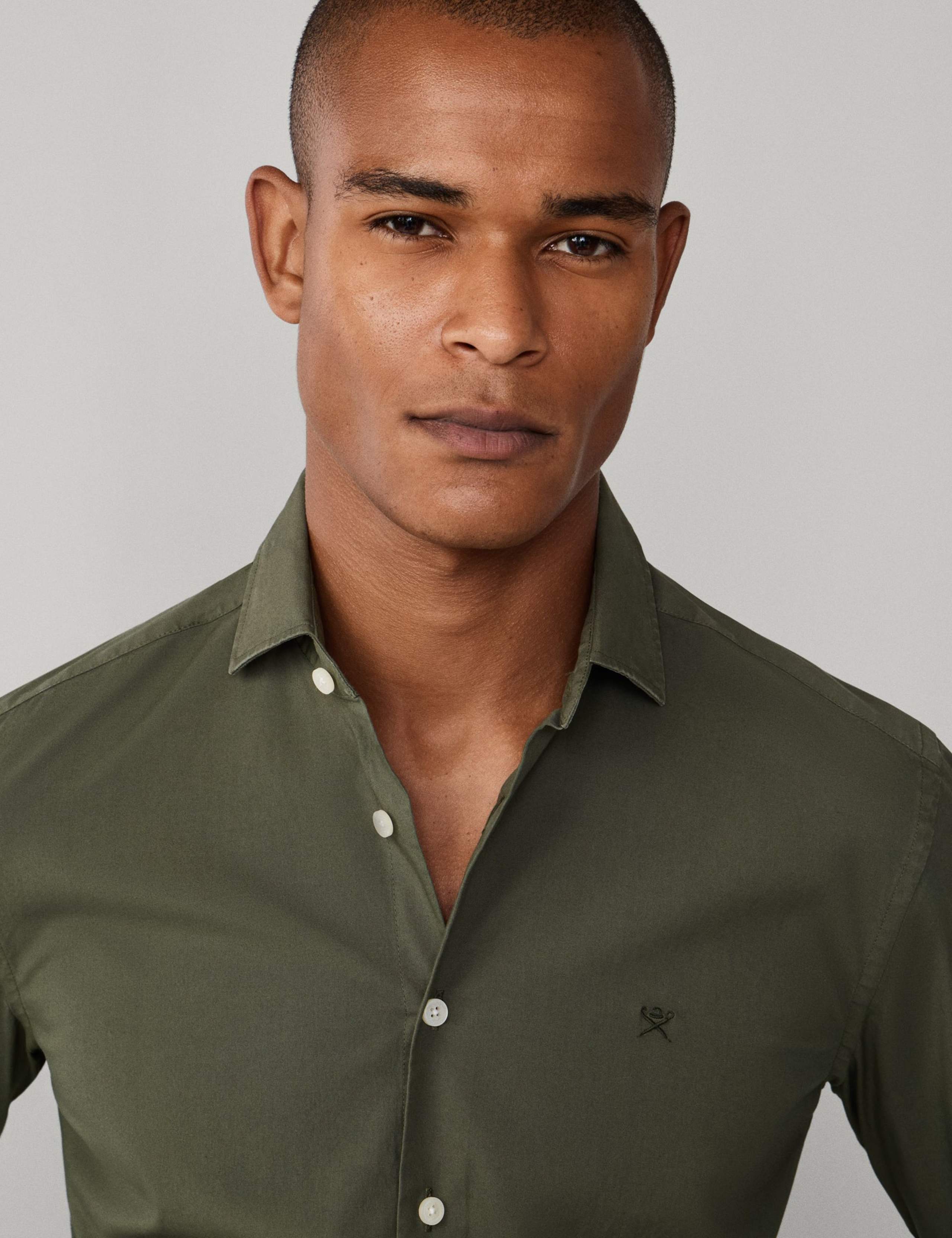 Tailored Fit Pure Cotton Dress Shirt 8 of 9