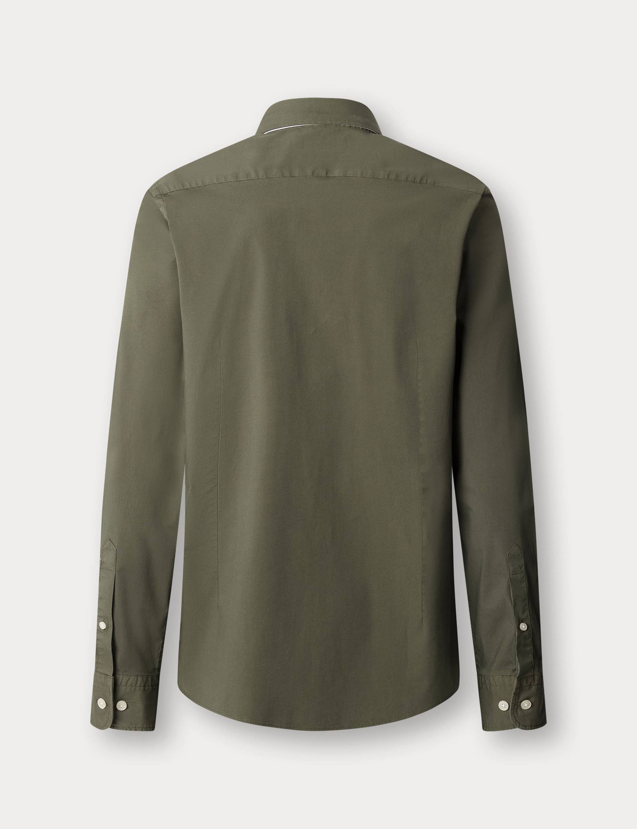 Tailored Fit Pure Cotton Dress Shirt 9 of 9