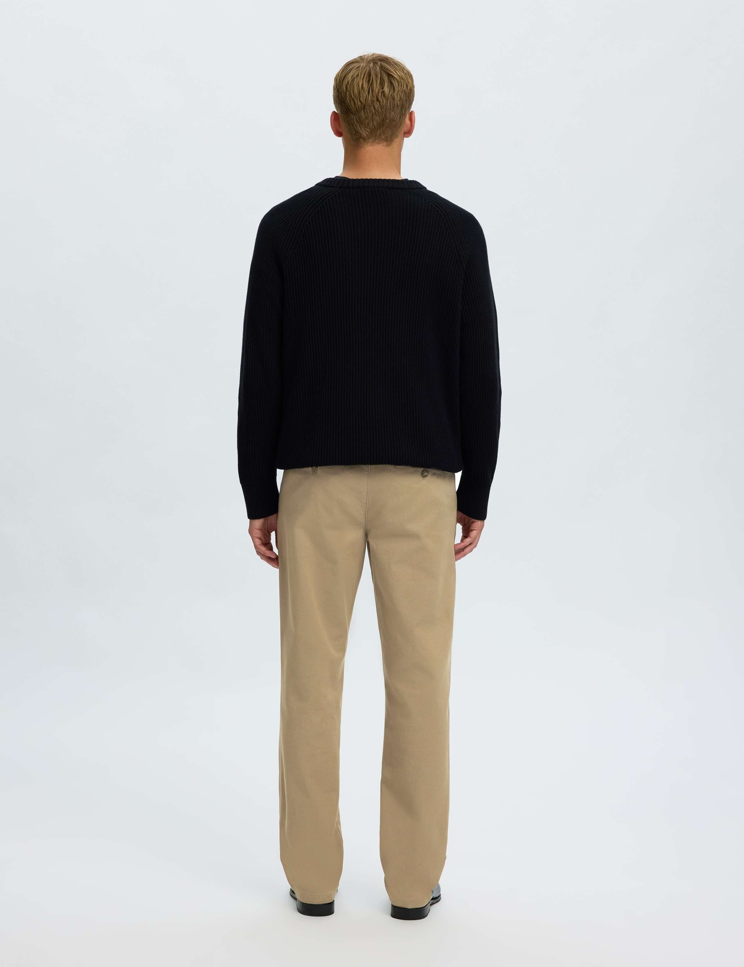 Straight Fit Cotton Rich Twill Chinos 3 of 6