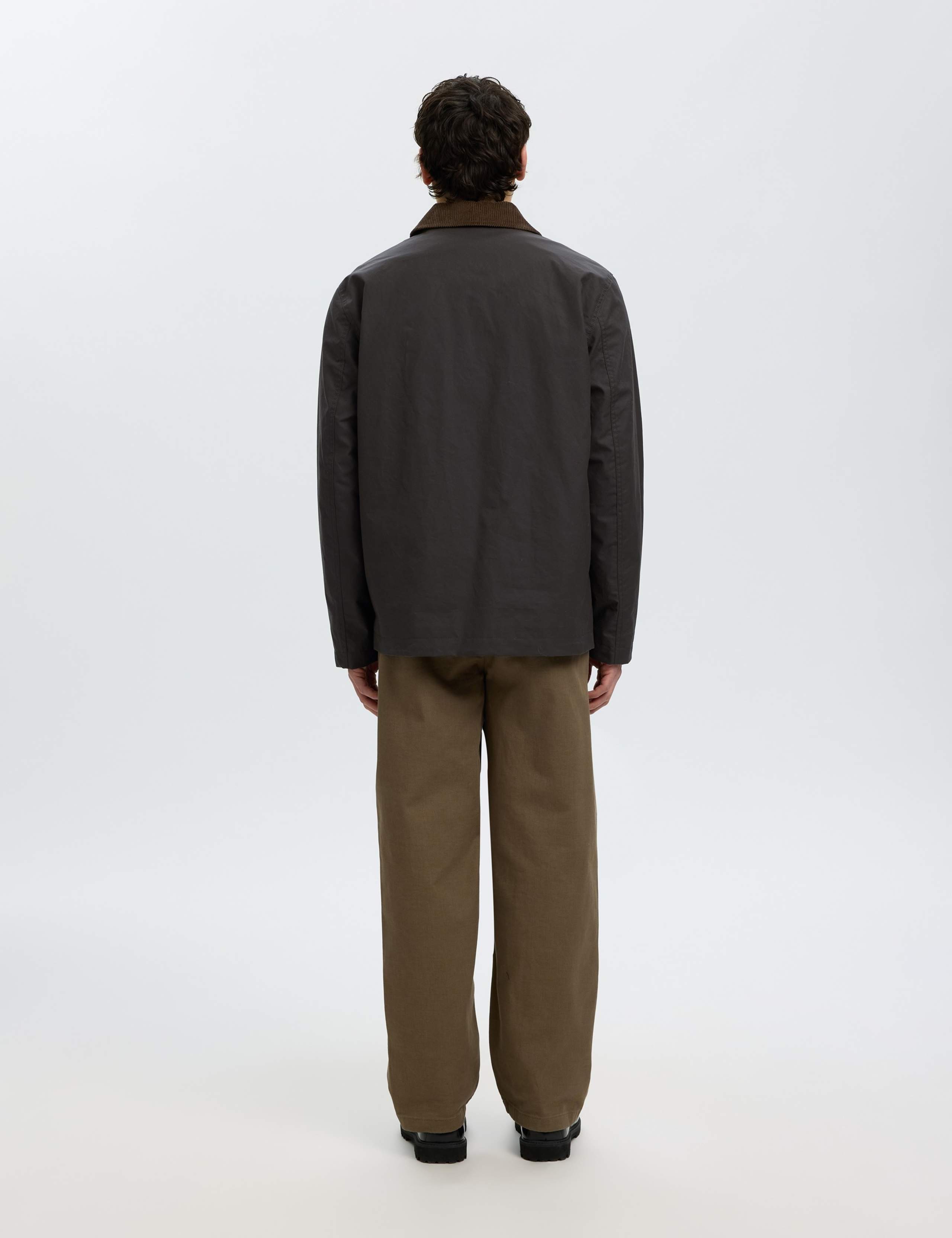 Pure Cotton Cord Collar Wax Jacket 3 of 6