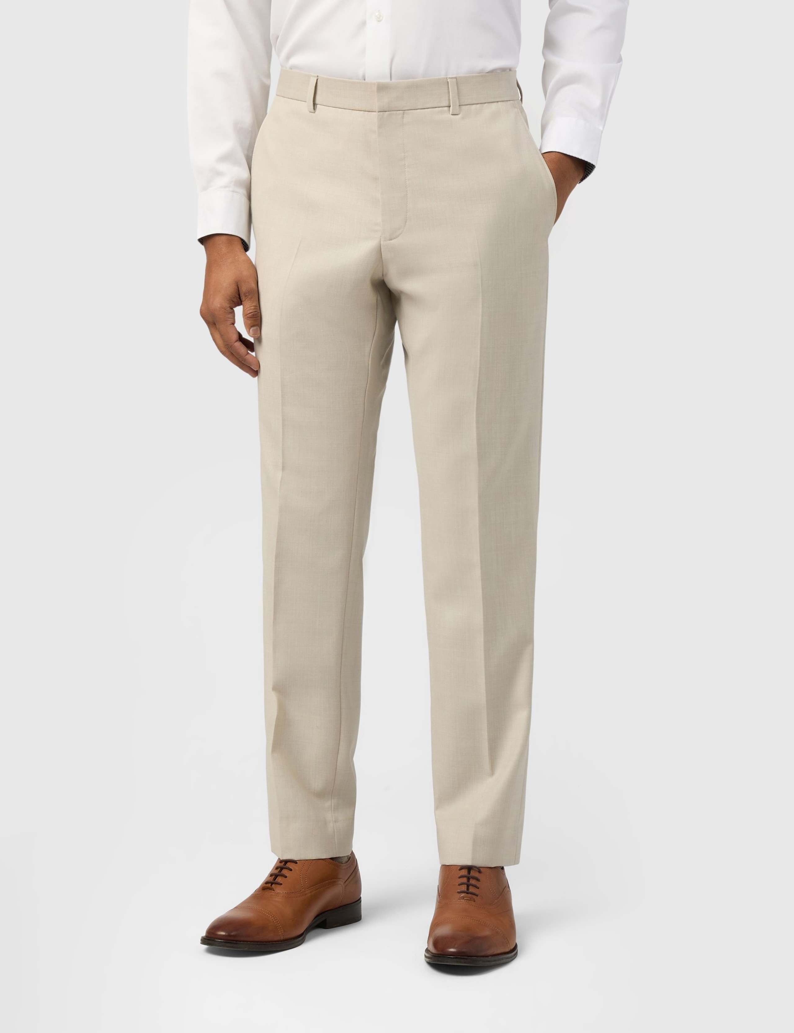 Slim Fit Wool Rich Performance Trousers 1 of 3