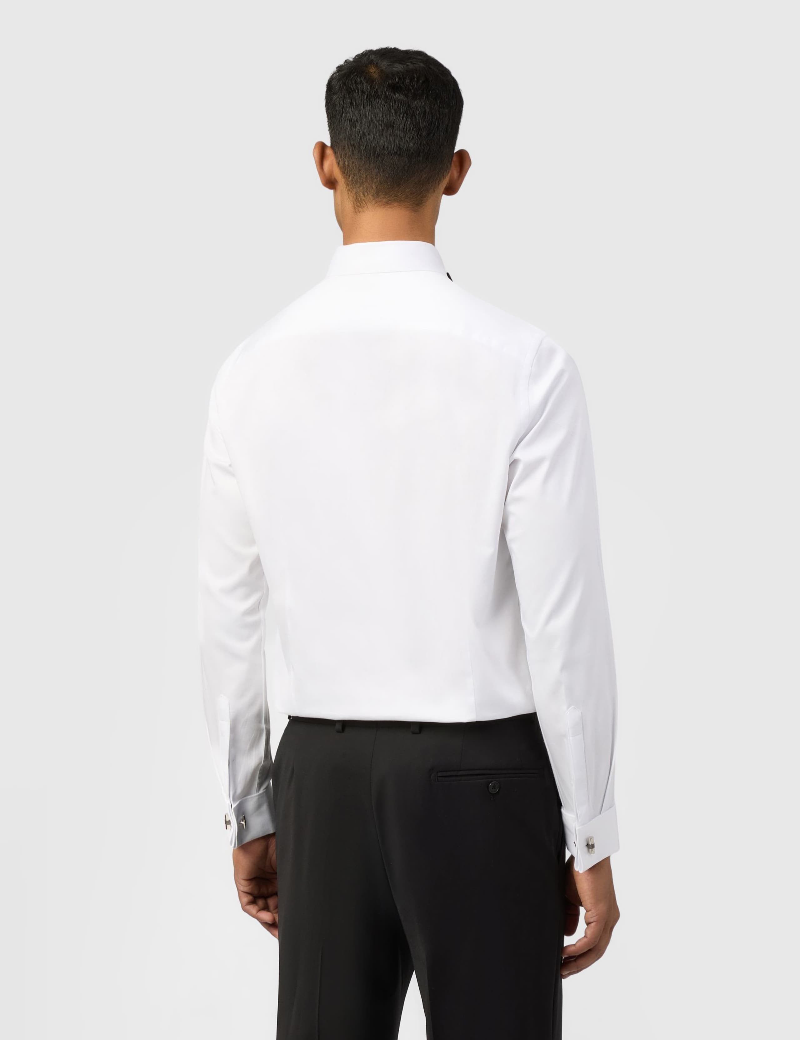 Slim Fit Pure Cotton Double Cuff Shirt 3 of 4