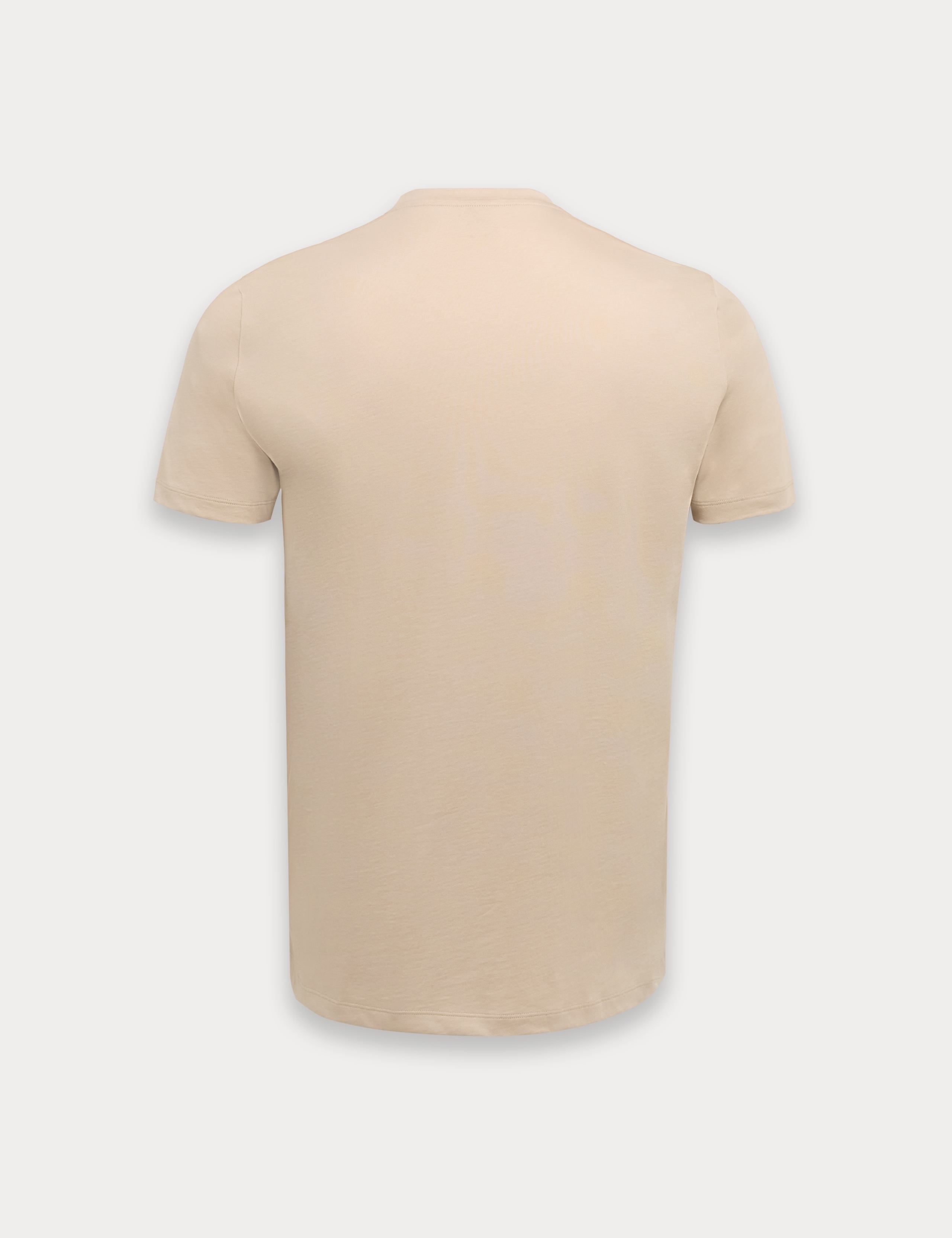 Pure Cotton Logo Detail Crew Neck T-Shirt 3 of 3