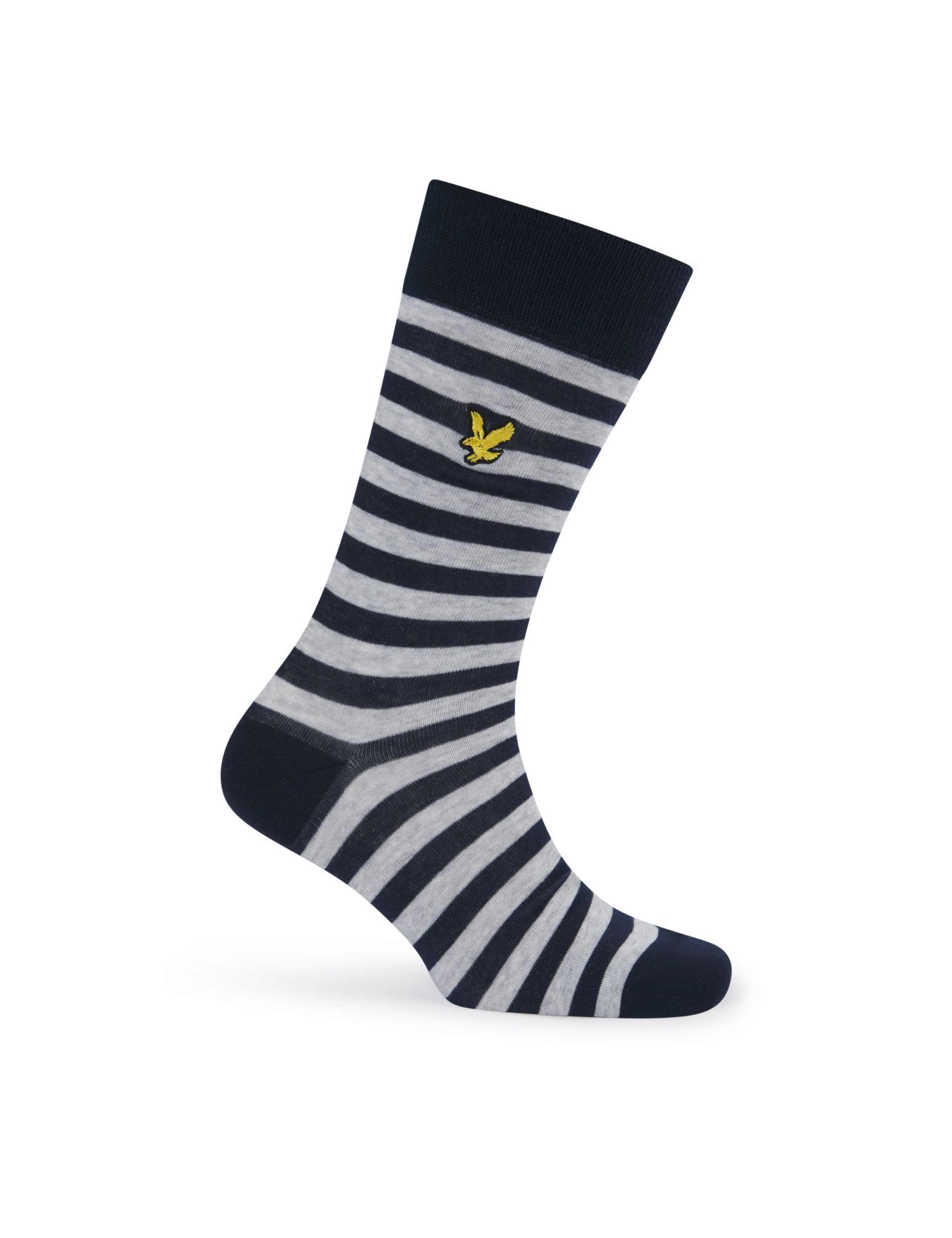 6 Pack Patterned Cotton Rich Socks Gift Box 6 of 8