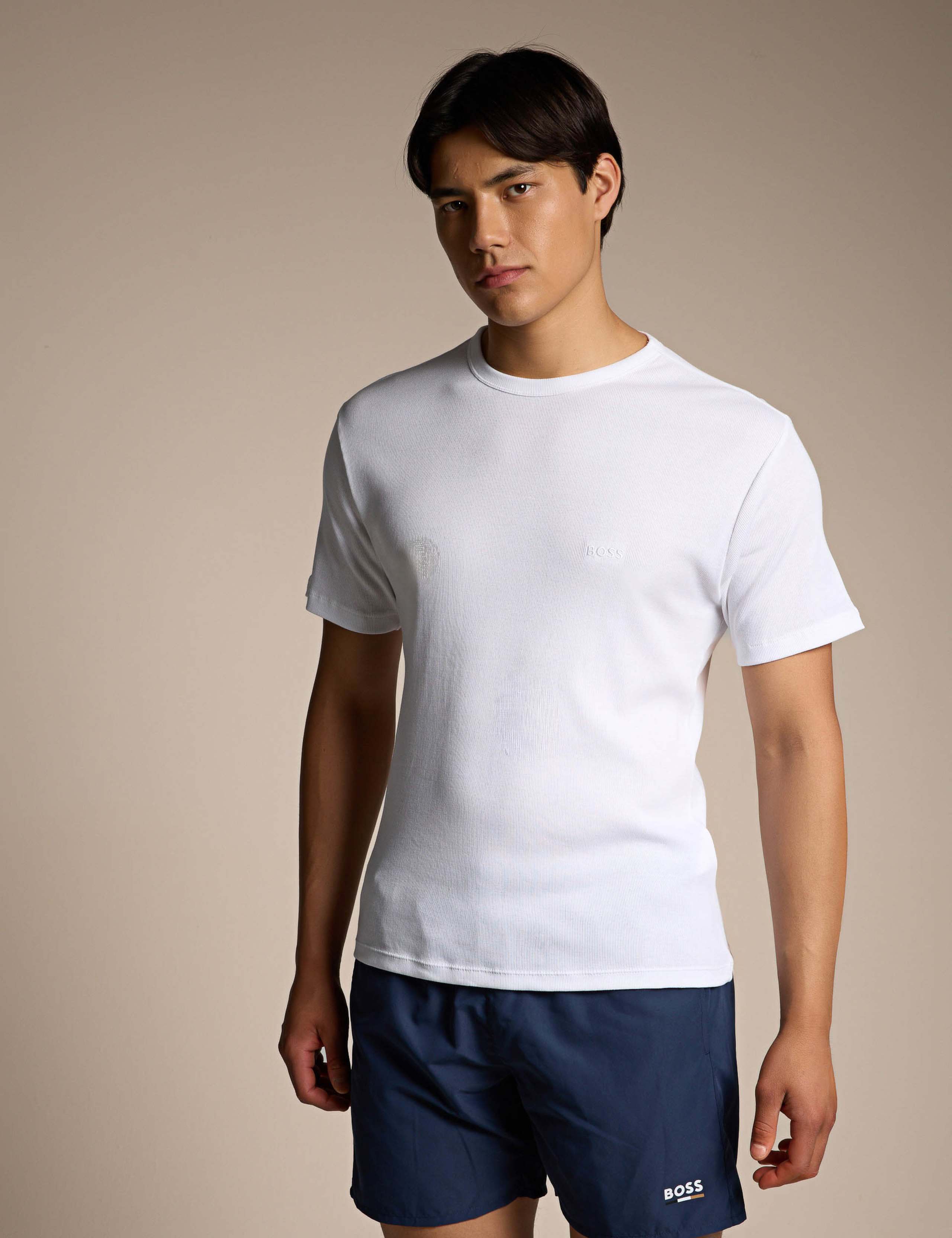 2 Pack Pure Cotton Textured T-Shirts 4 of 5