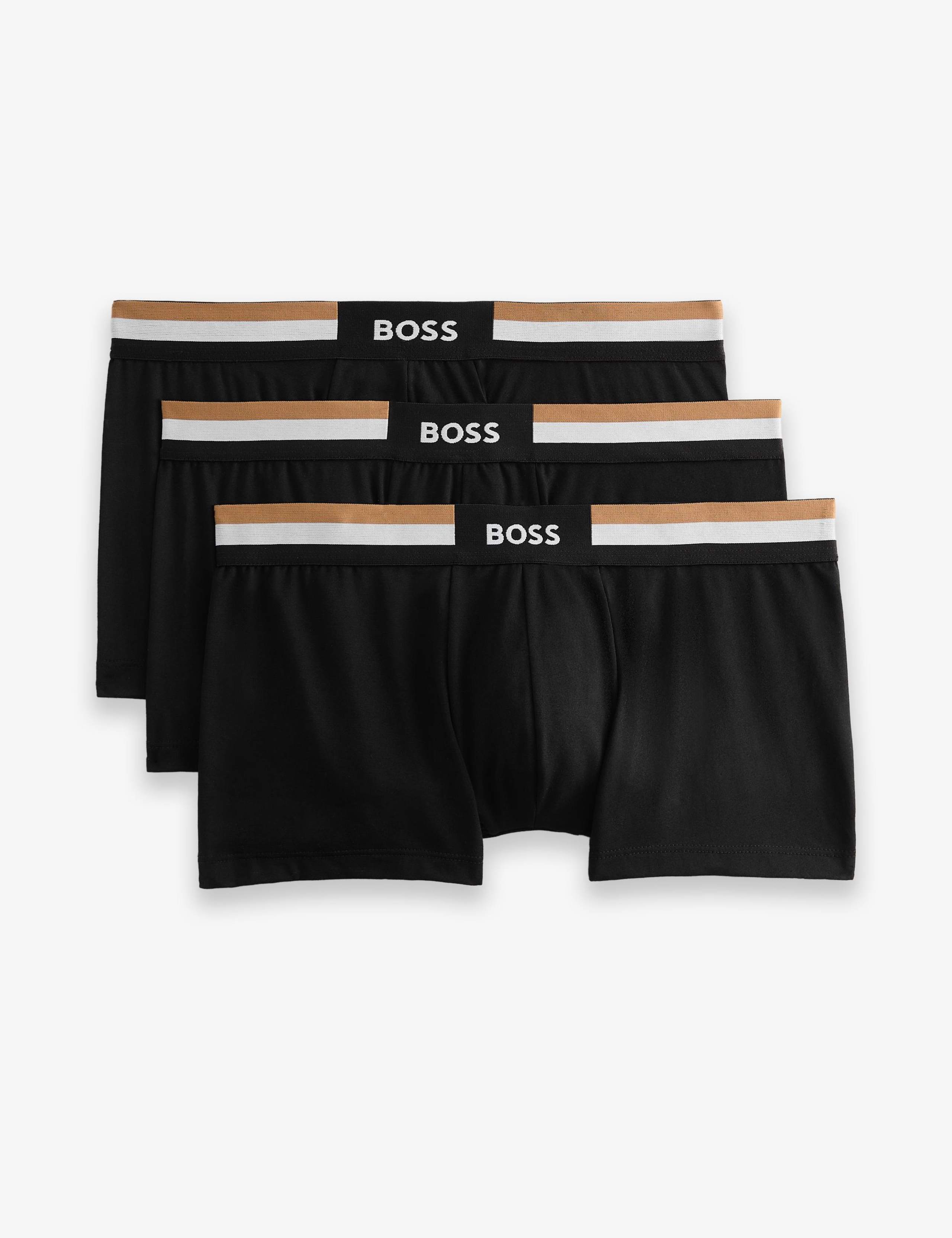 3 Pack Cotton Rich Trunks 1 of 2