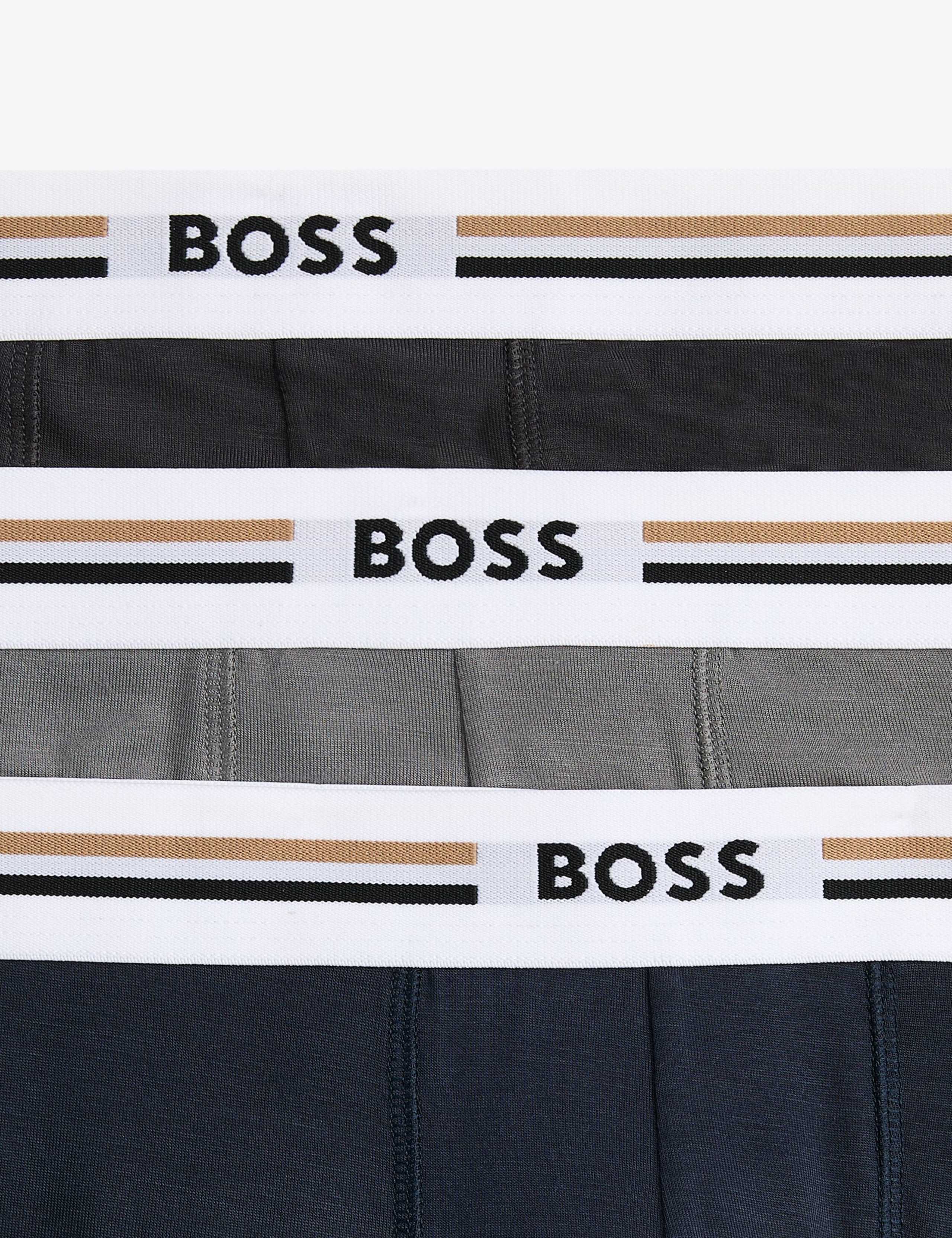 3 Pack Logo Stripe Waistband Trunks 2 of 2