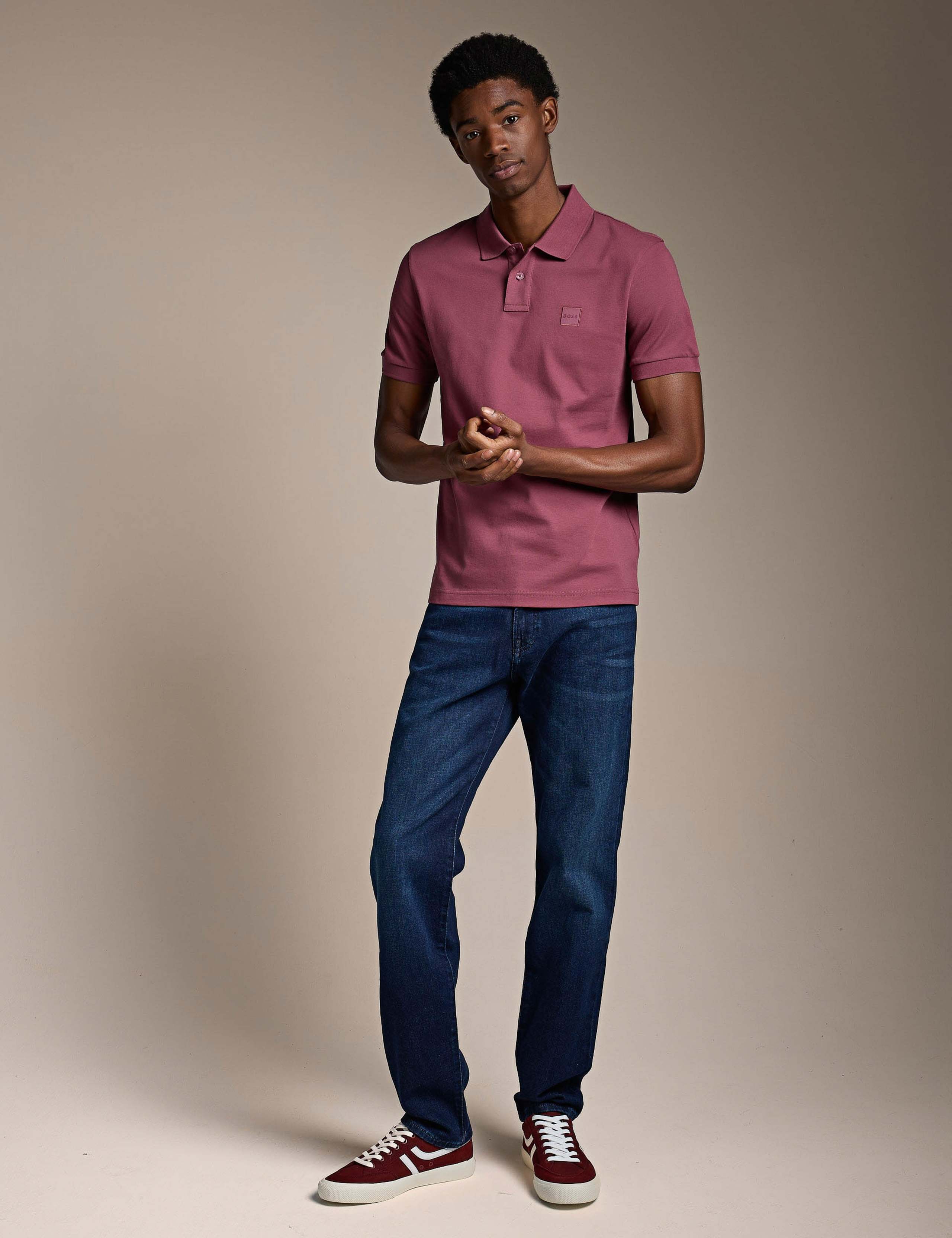 Passenger Logo Label Slim Fit Polo Shirt 2 of 4