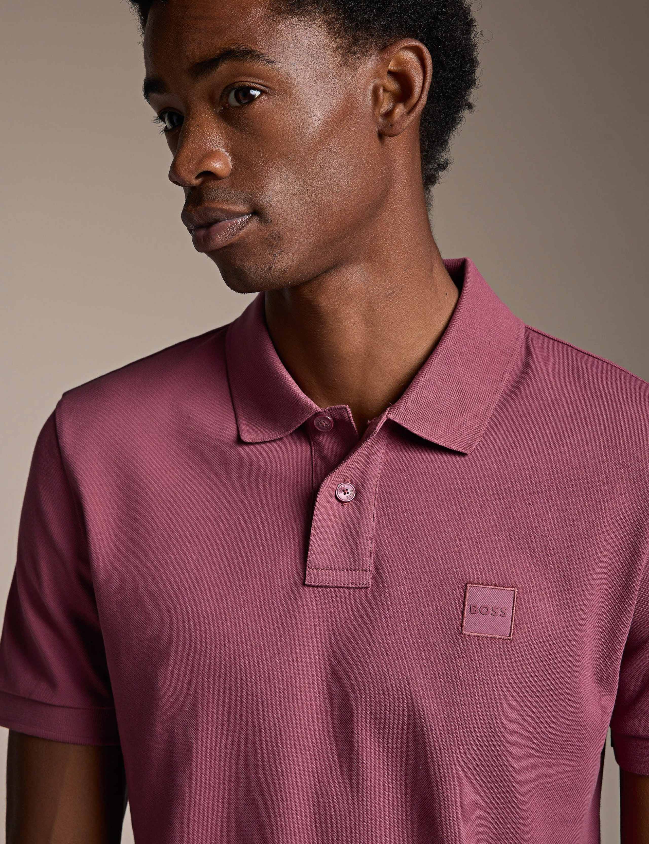 Passenger Logo Label Slim Fit Polo Shirt 3 of 4