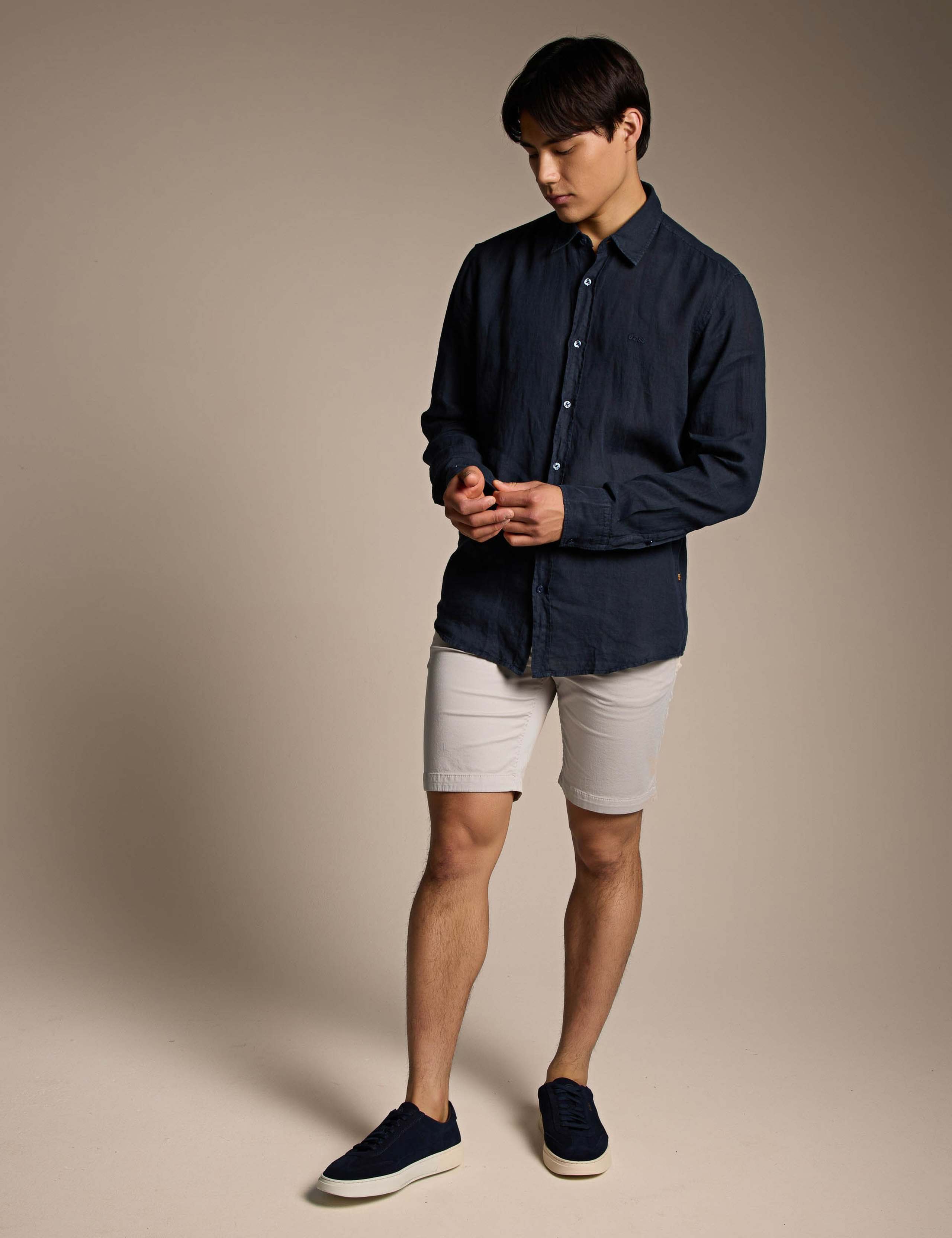 Relegant_6_M Regular Fit Pure Linen Shirt 5 of 6