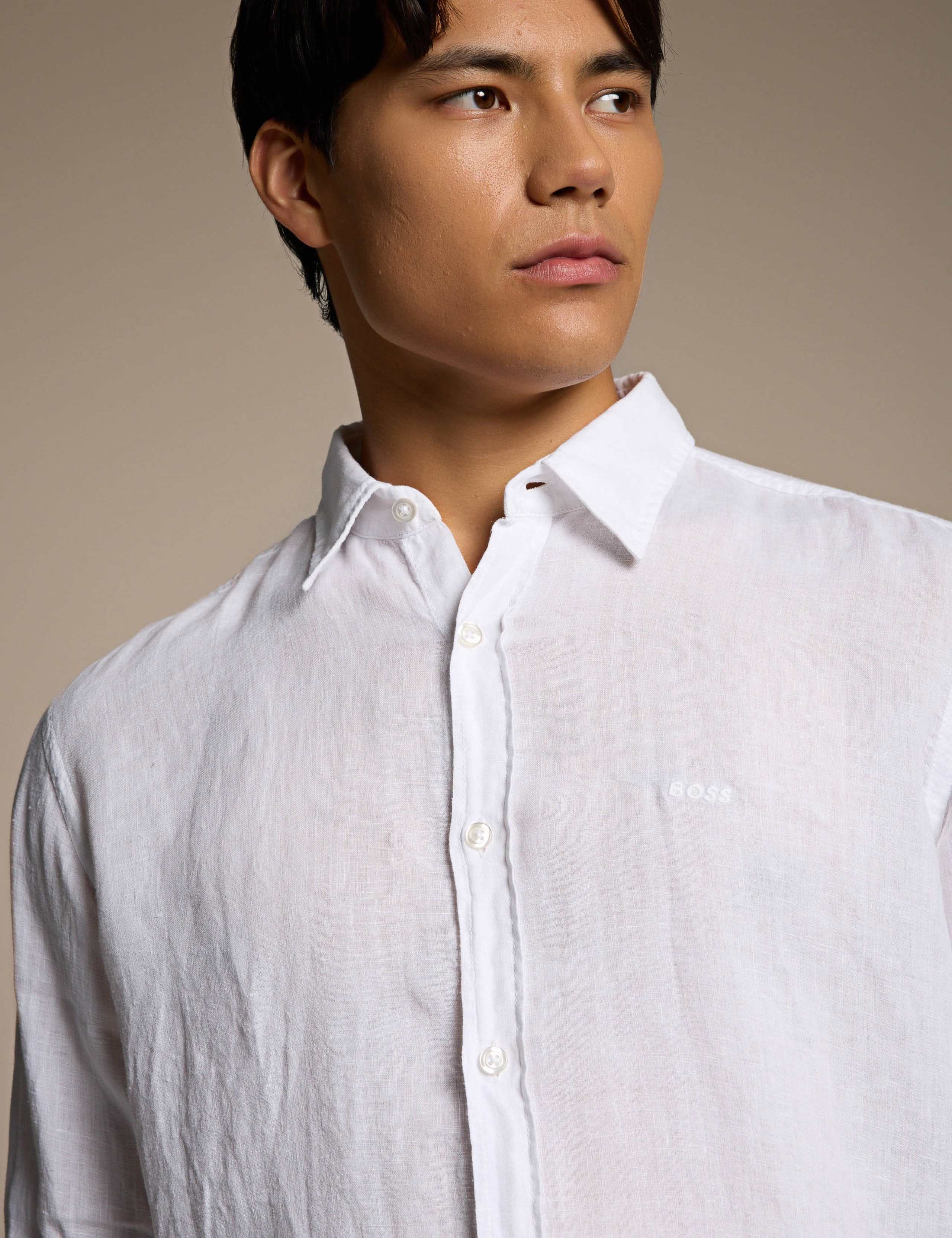 Relegant_6_M Regular Fit Pure Linen Shirt 4 of 4