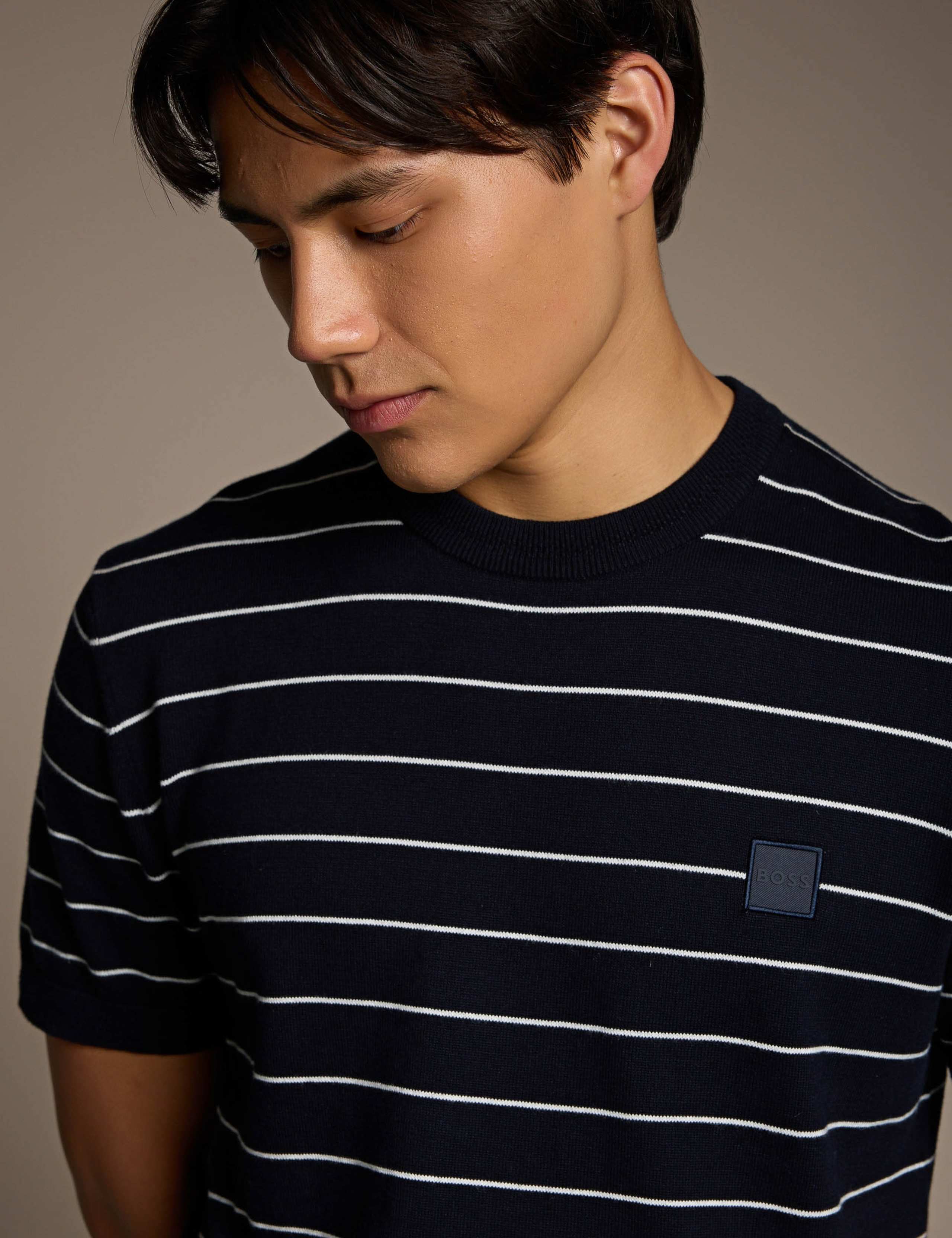 Kanacho Cotton Rich Striped T-Shirt 4 of 4