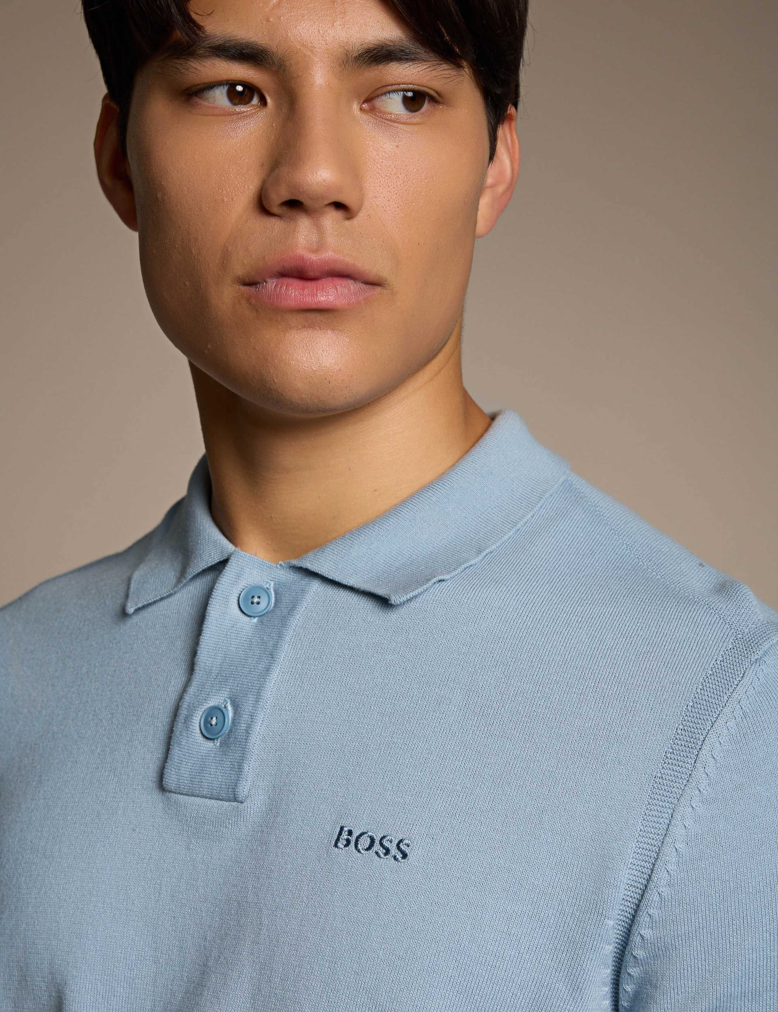 Asac_P Cotton Rich Textured Polo Shirt 4 of 4