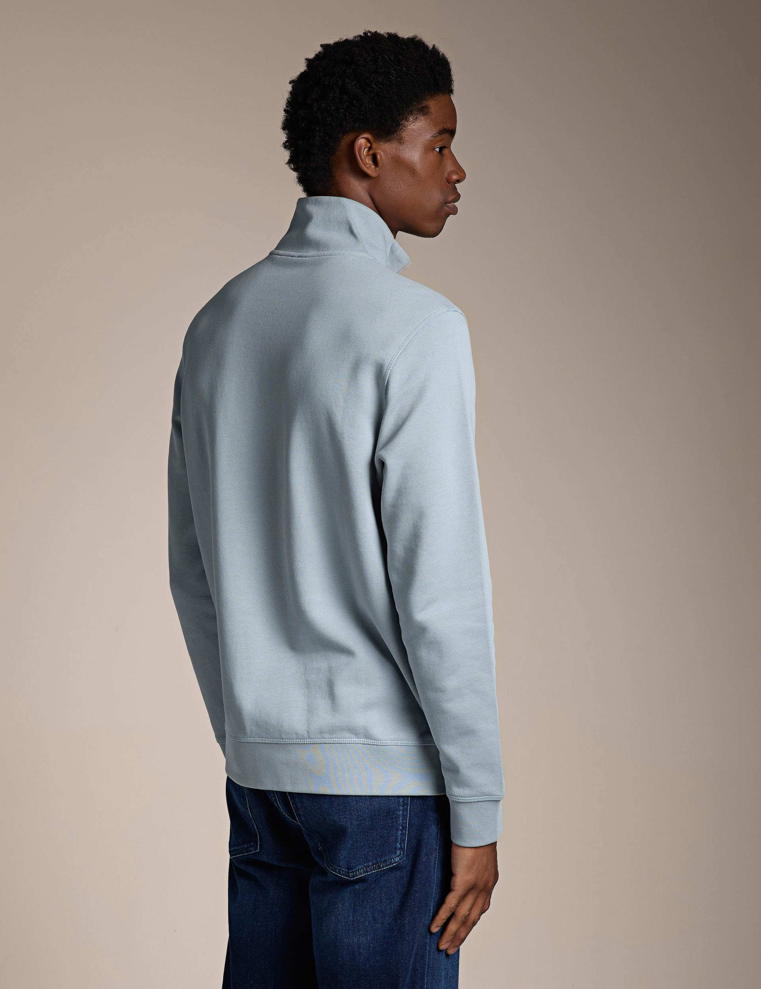 Zetrust Logo Patch Zip Neck Sweatshirt 3 of 4