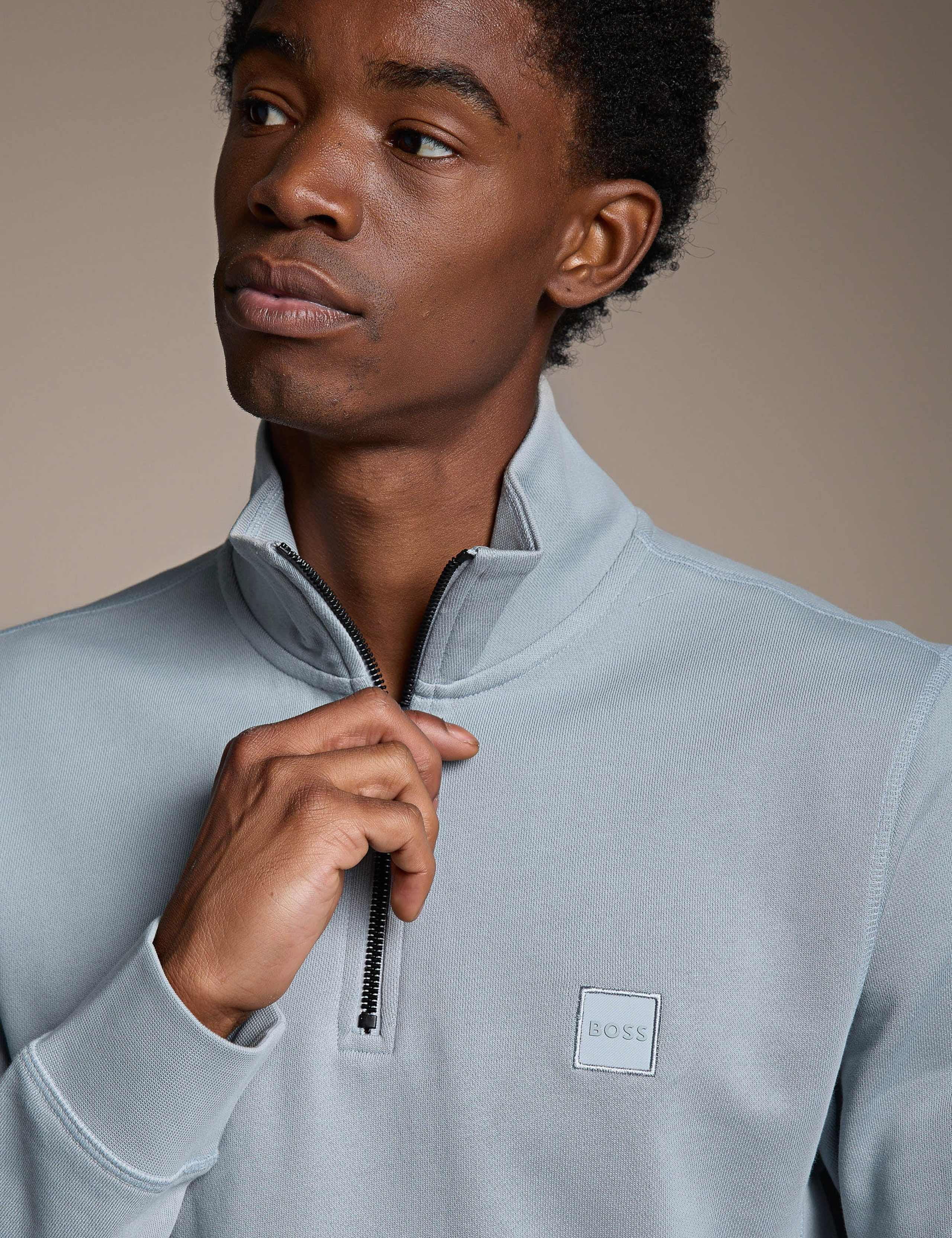 Zetrust Logo Patch Zip Neck Sweatshirt 4 of 4