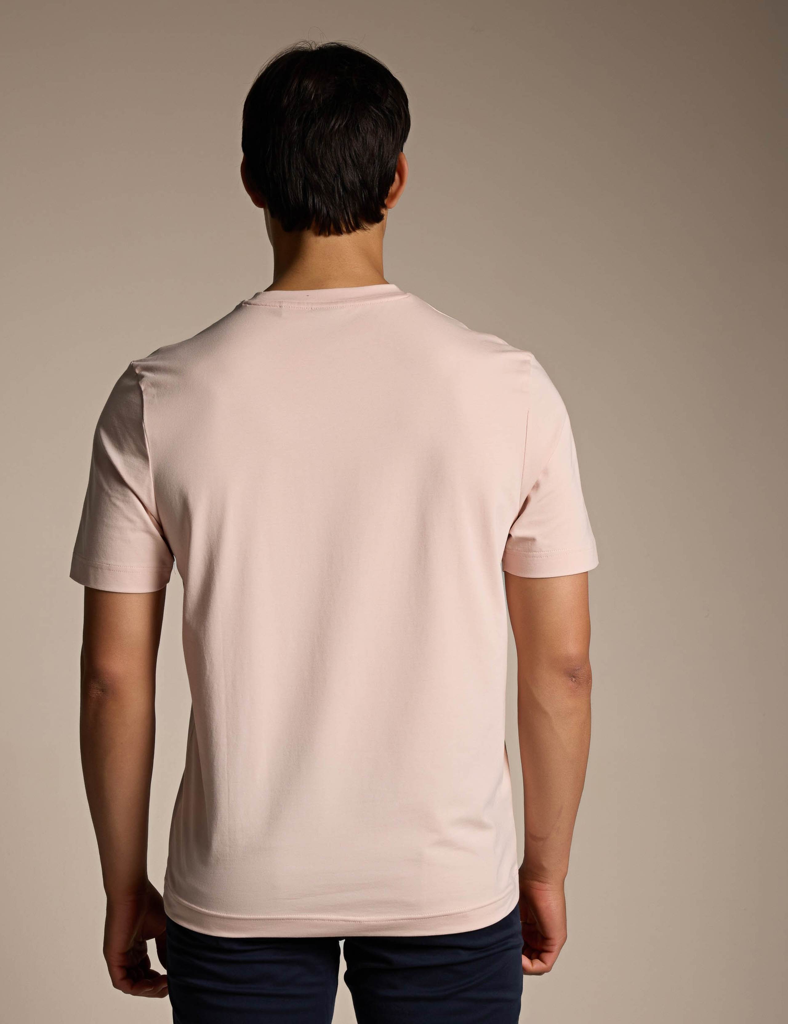 TChup Contrast Logo T-Shirt in Stretch Cotton 3 of 4
