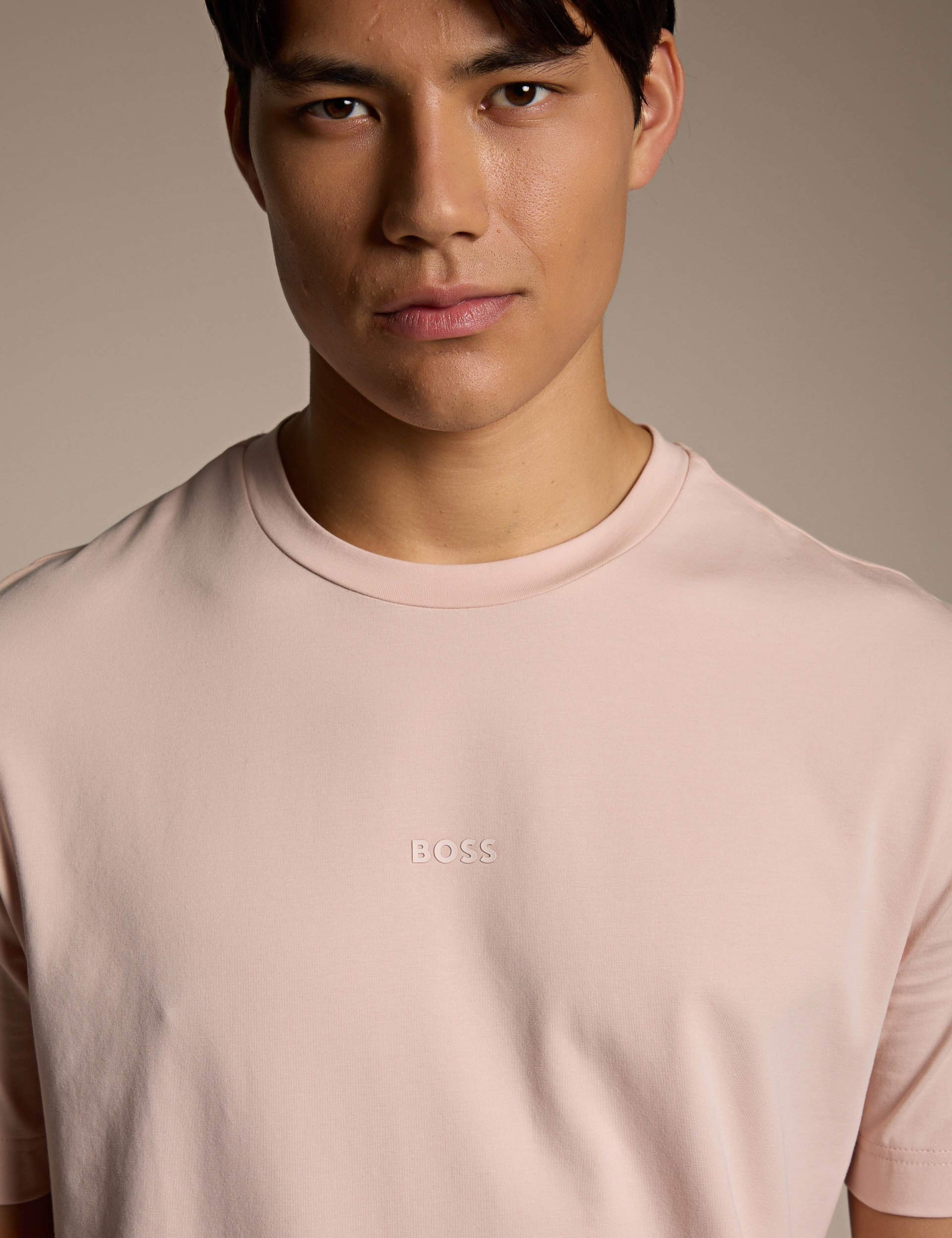 TChup Contrast Logo T-Shirt in Stretch Cotton 4 of 4