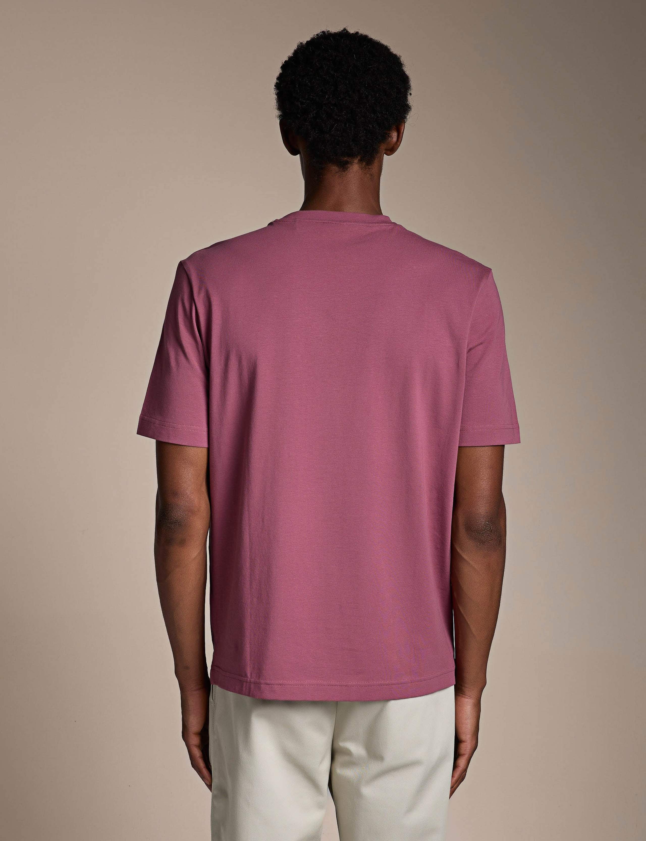 TChup Contrast Logo T-Shirt in Stretch Cotton 2 of 5