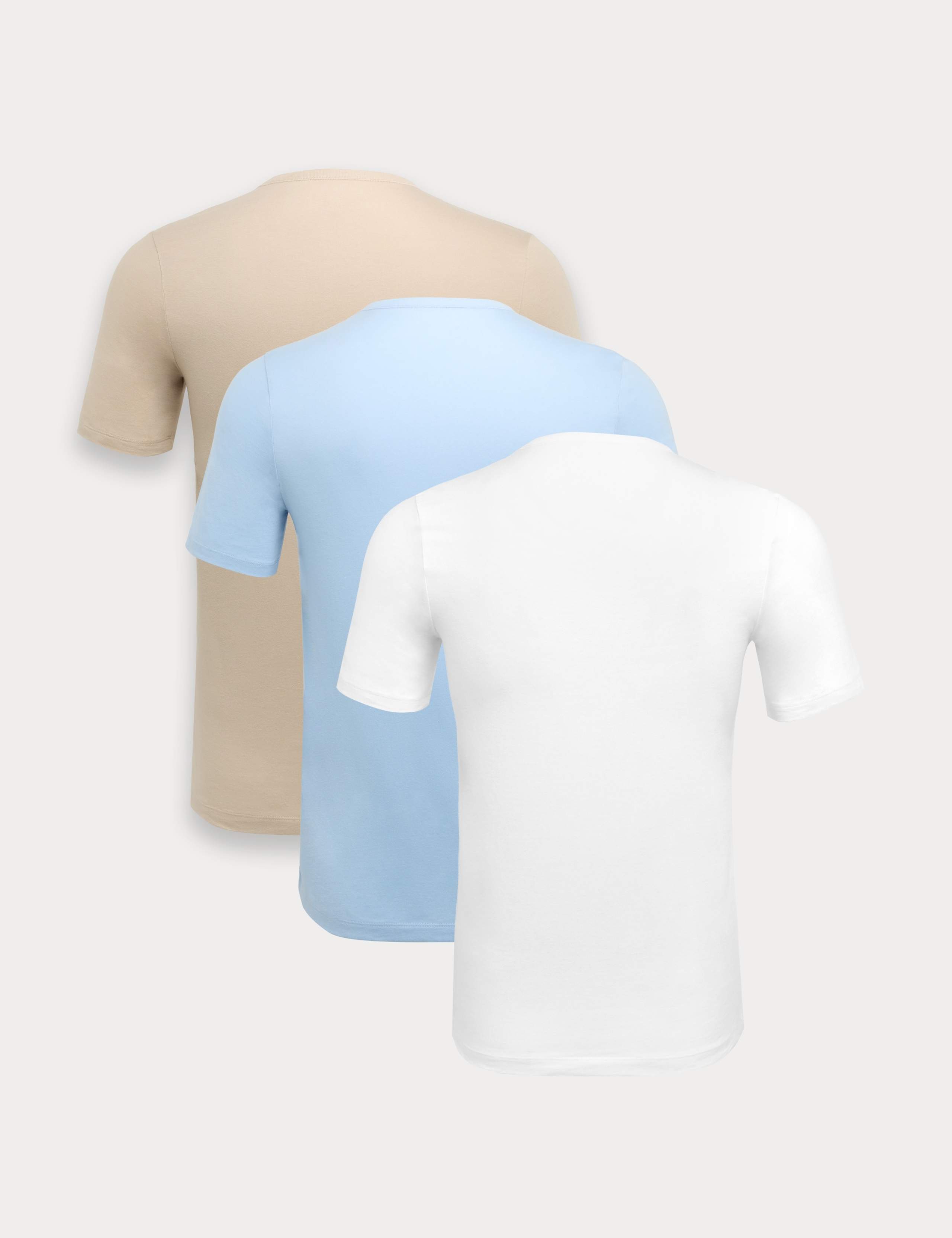 3 Pack Pure Cotton Logo Embroidery T-Shirts 3 of 3